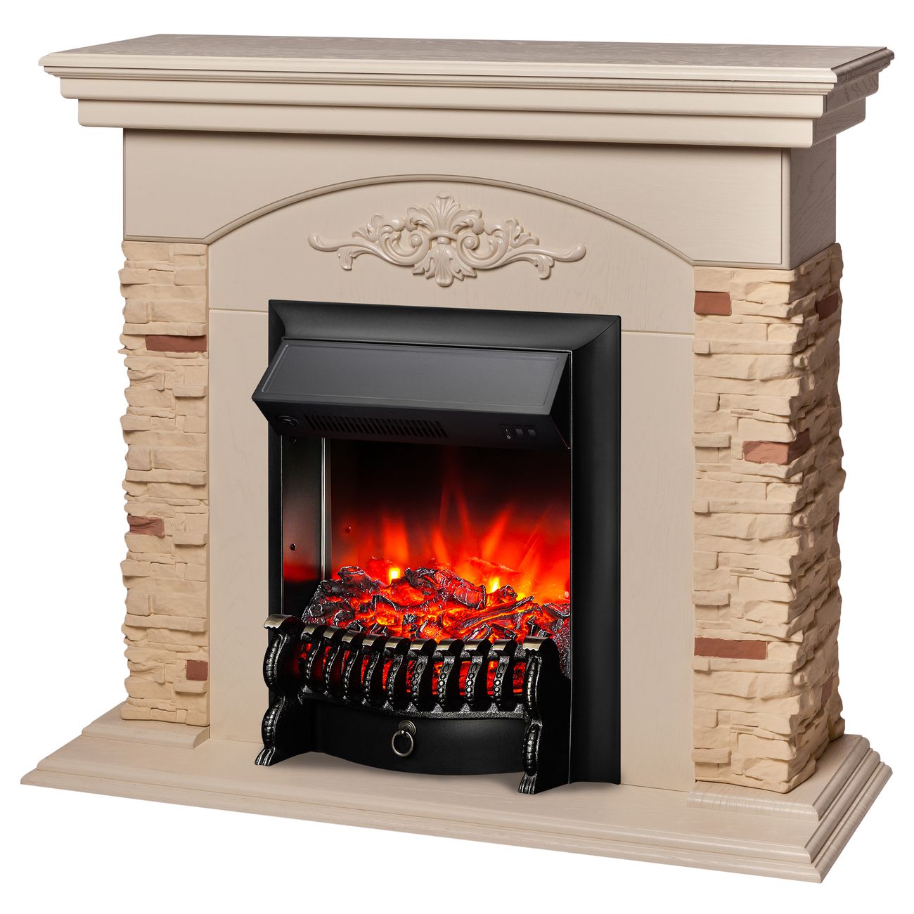 Камин электрический RealFlame Neapolis STD/EUG WT+FOBOS-S BL