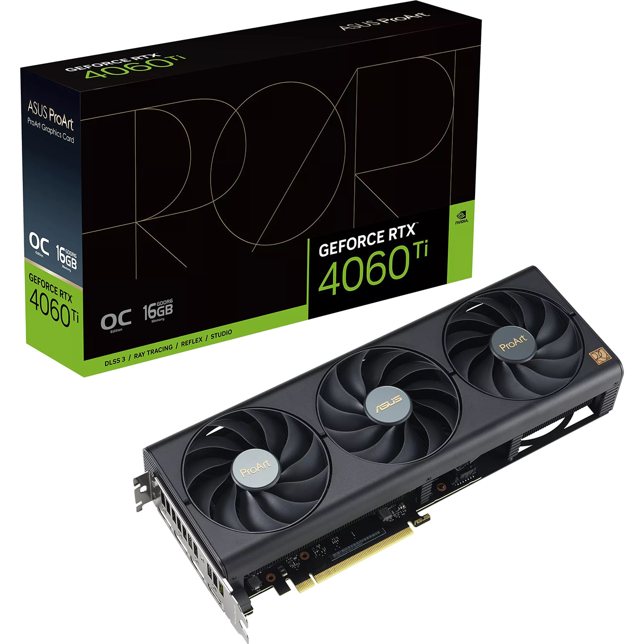 Видеокарта ASUS nVidia GeForce RTX 4060Ti 16G PROART OC (16Gb/GDD