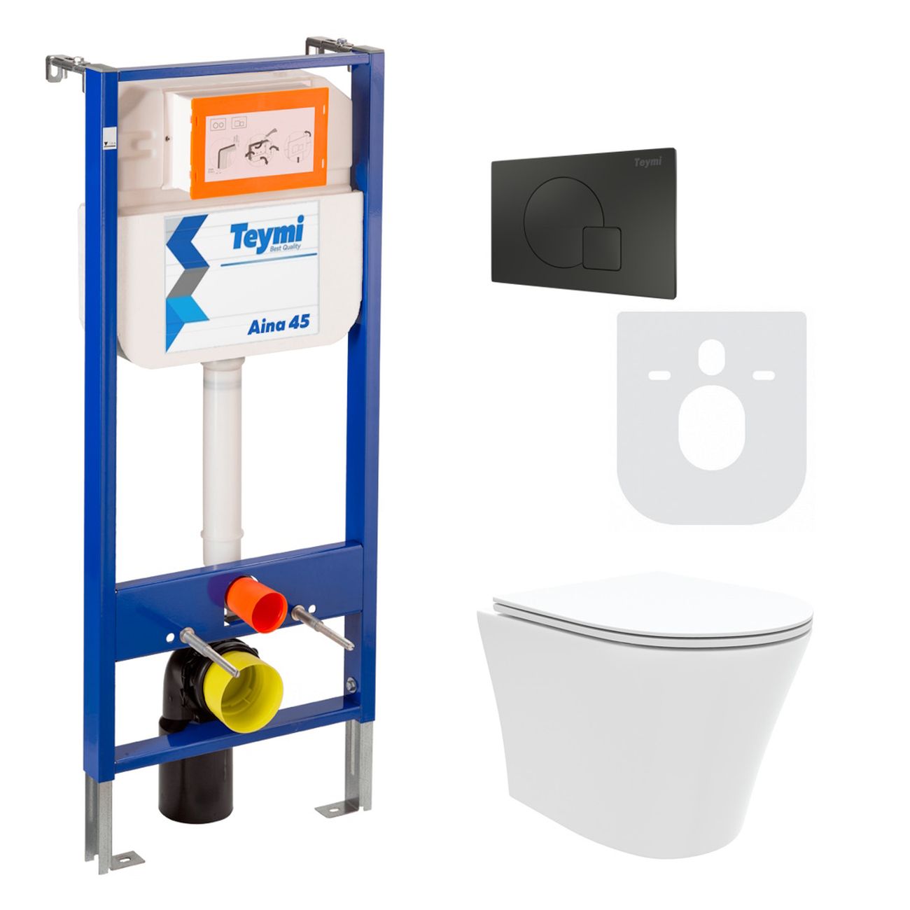 Унитаз Teymi T70034/T40802/T70023BM