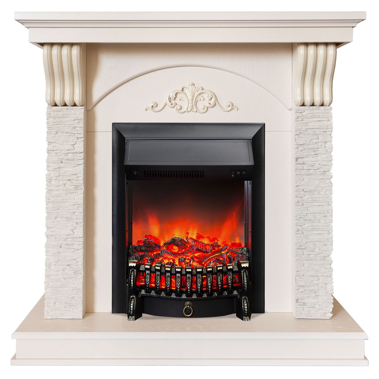 Камин электрический RealFlame Corfino STD/EUG WT+FOBOS-S BL