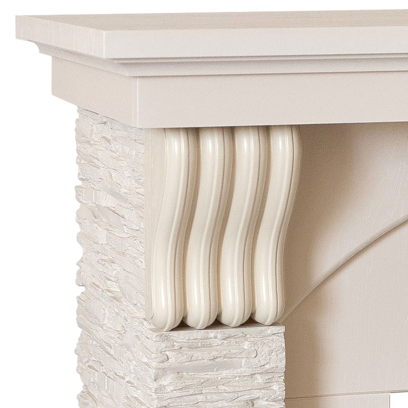 Камин электрический RealFlame Corfino STD/EUG WT+FOBOS-S BL