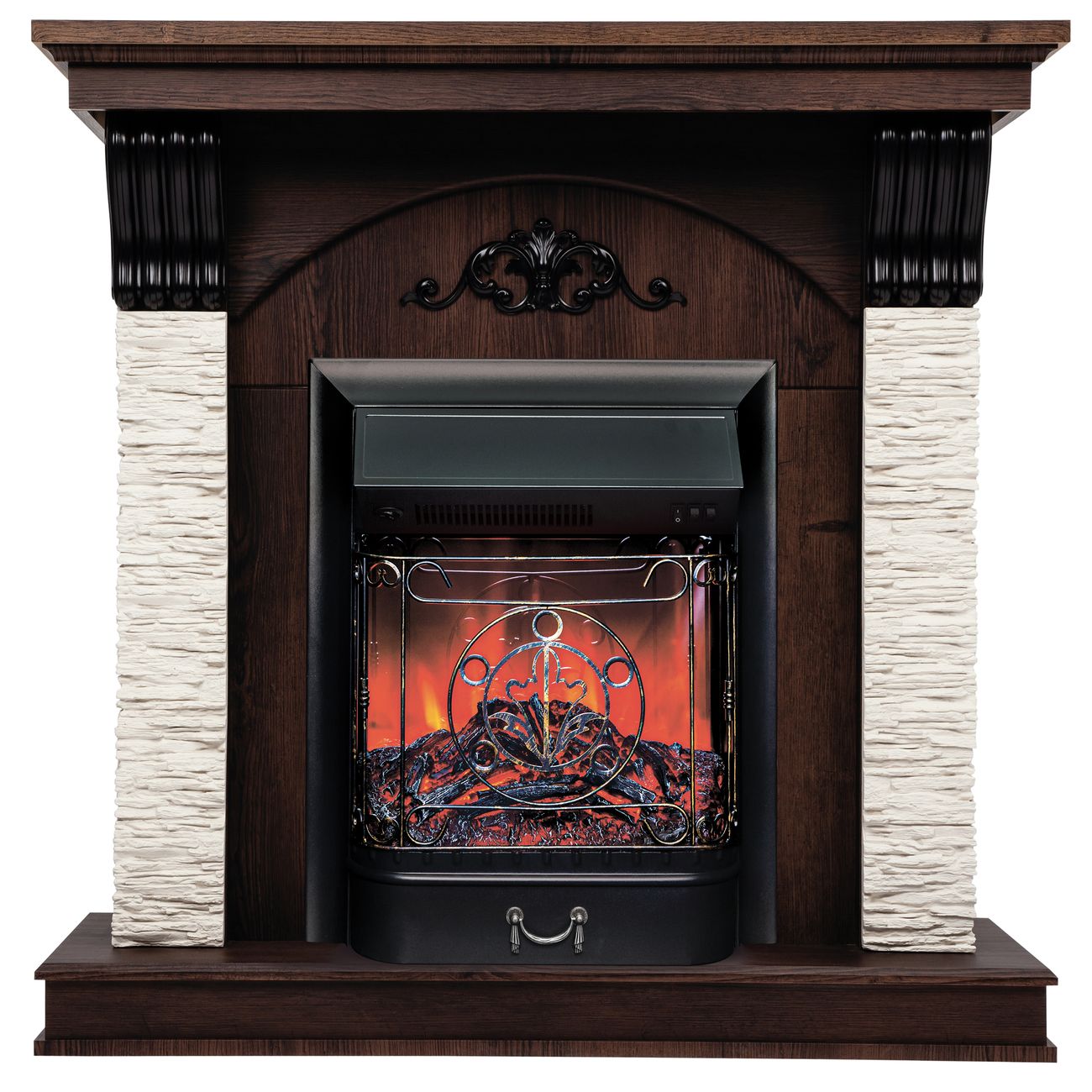 Электрокамин RealFlame Corfino STD/EUG NT+MAJESTIC-S BL фото