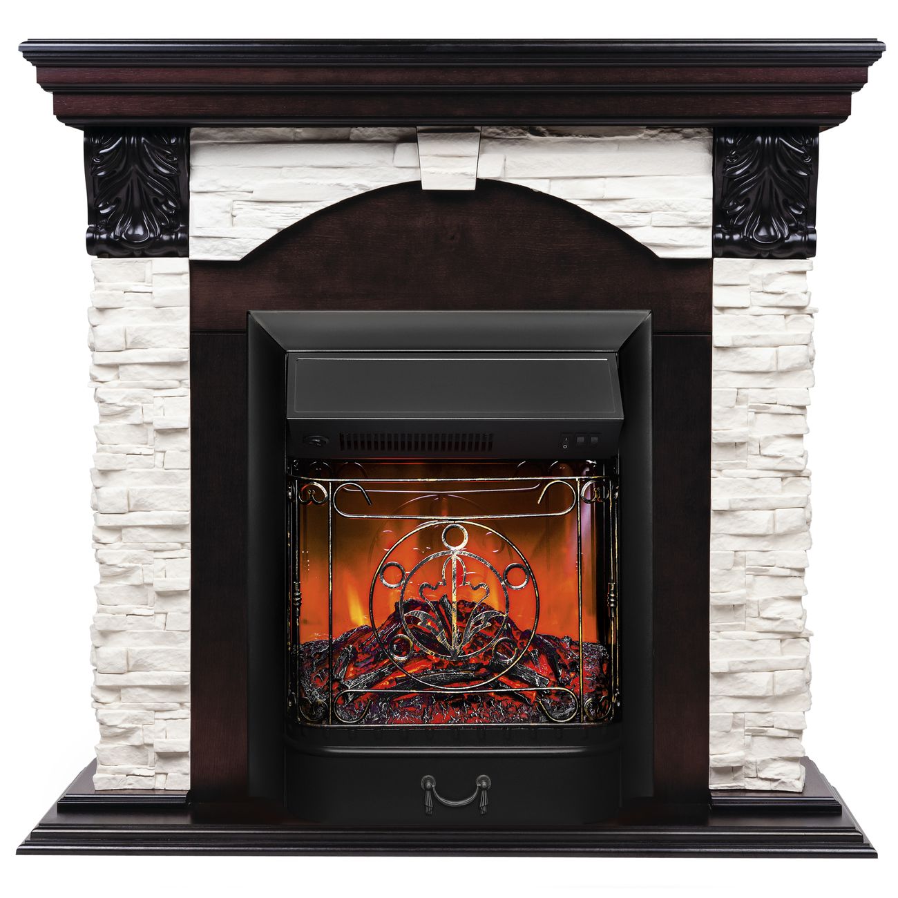 Камин электрический RealFlame Dublin LUX STD/EUG/24 AO +MAJESTIC-S BL