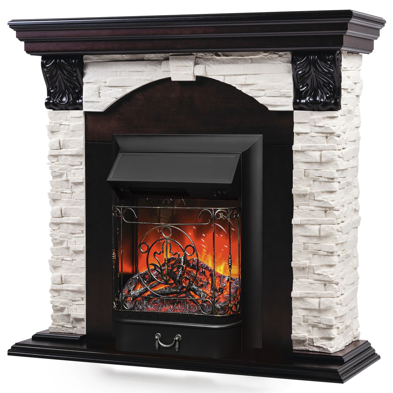 Камин электрический RealFlame Dublin LUX STD/EUG/24 AO +MAJESTIC-S BL