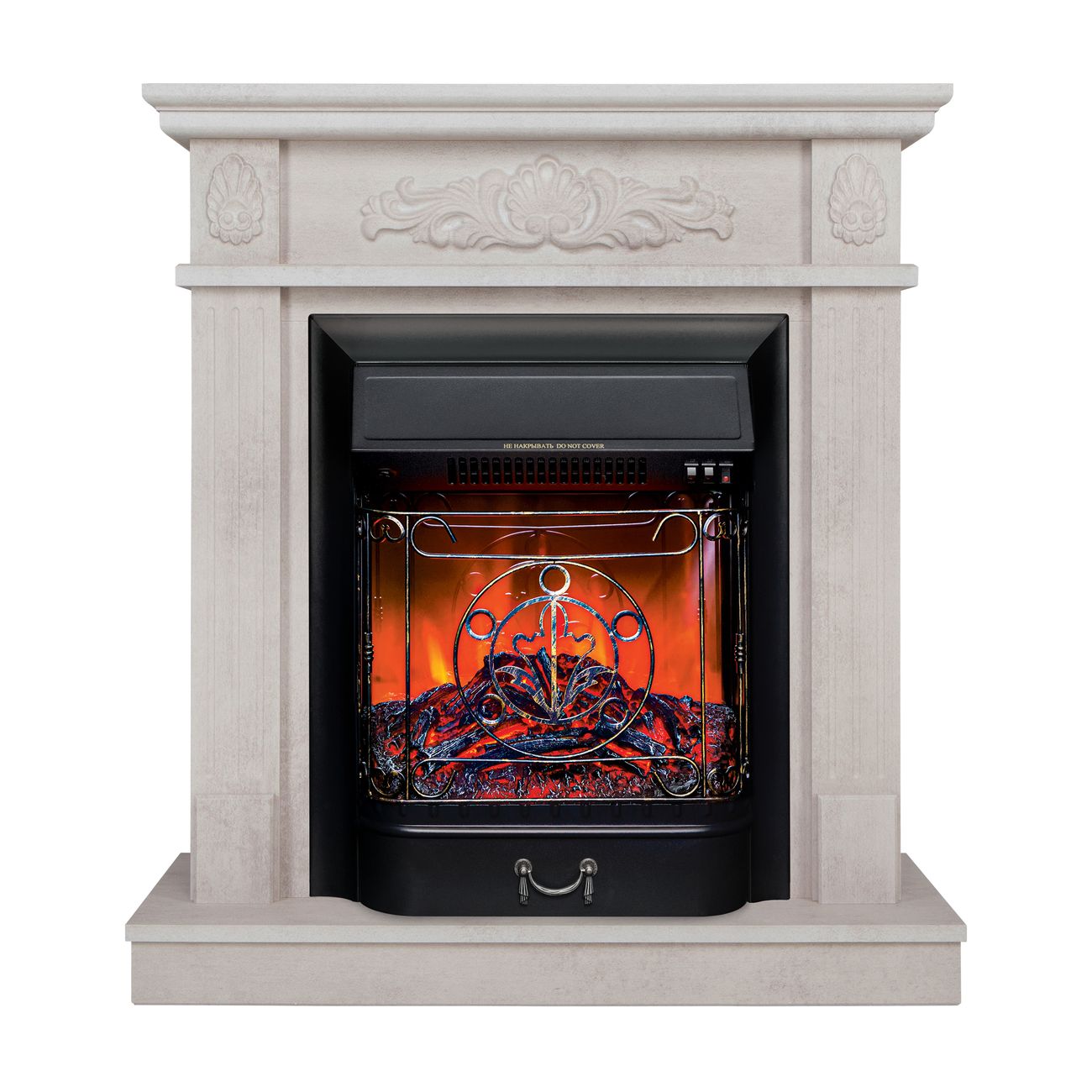 Электрокамин RealFlame Adelaida STD/EUG WT+MAJESTIC-S BL