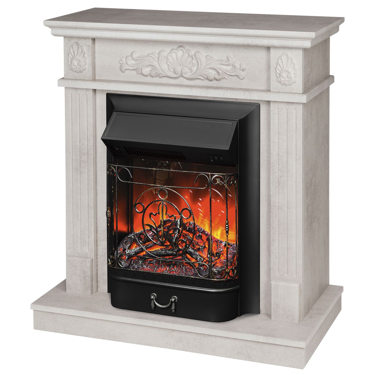 Электрокамин RealFlame Adelaida STD/EUG WT+MAJESTIC-S BL