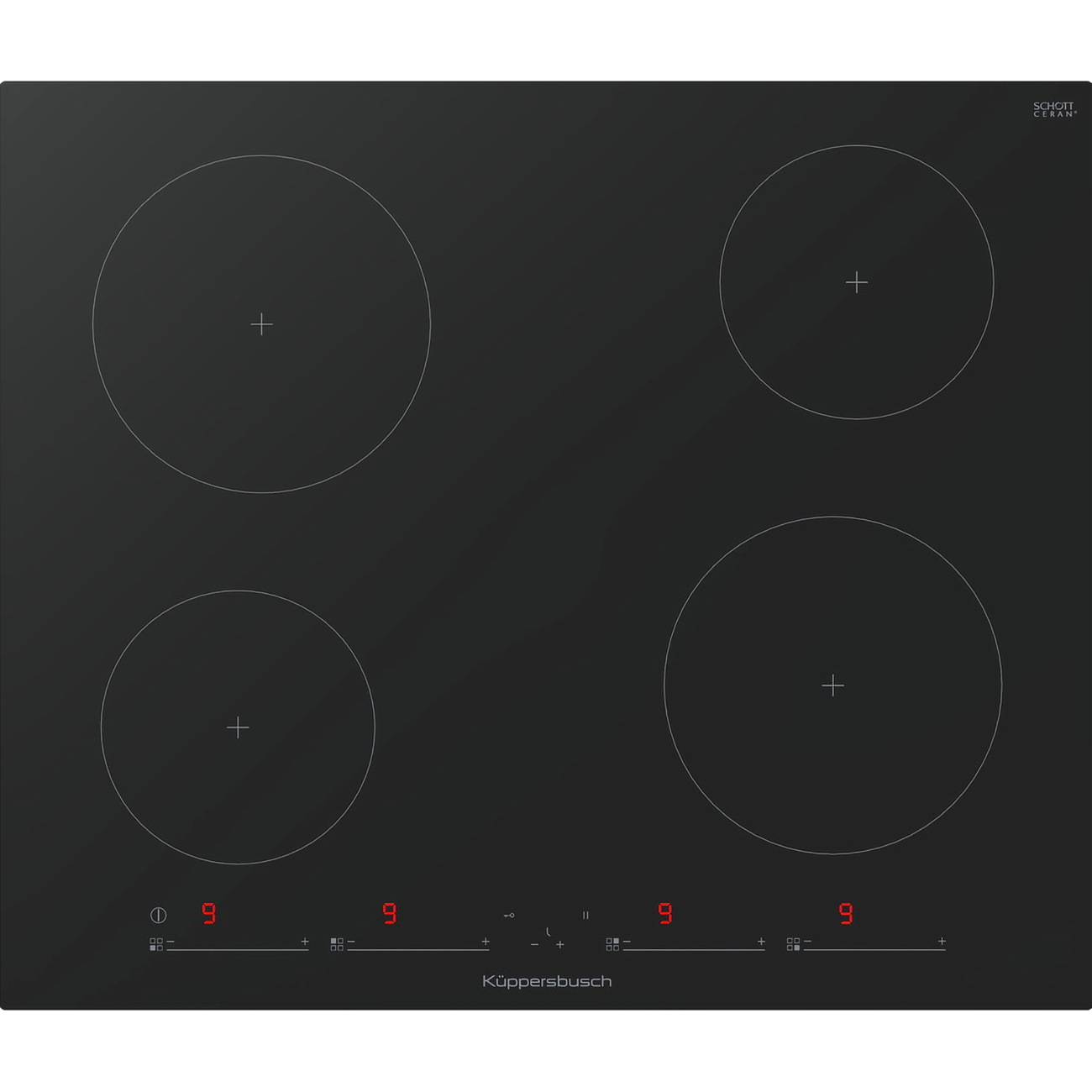 Встраиваемая индукционная панель независимая Kuppersbusch KI 6130.0 SR черная