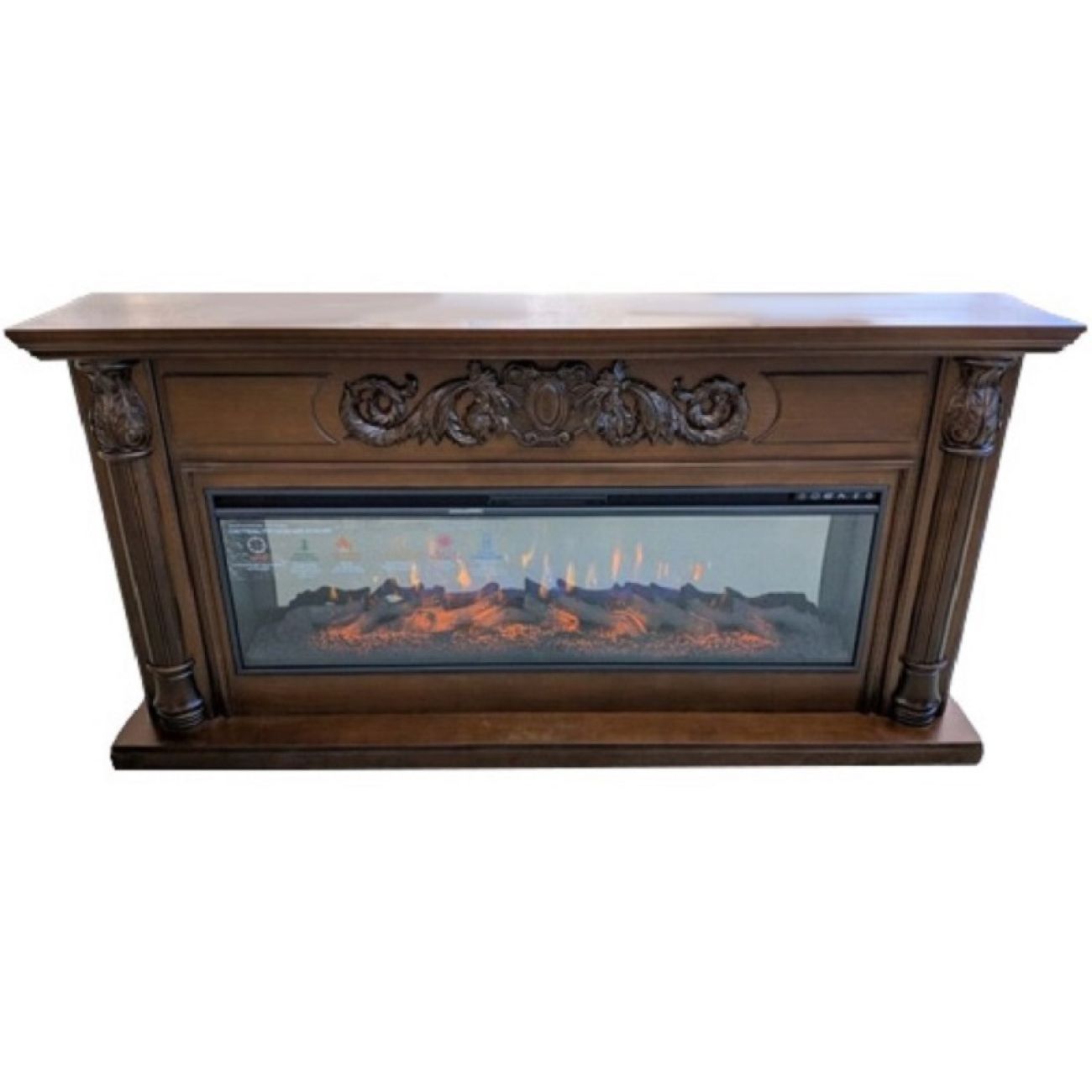 Камин электрический Inter Flame Лорд Темный Дуб с очагом Freespace 50