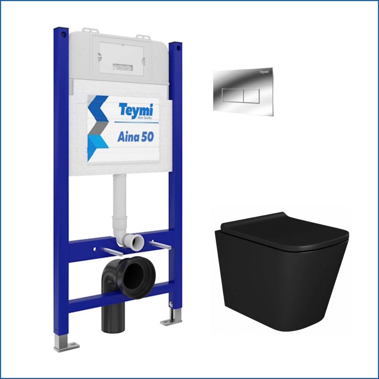 Комплект Teymi Helmi Black F00659 фото