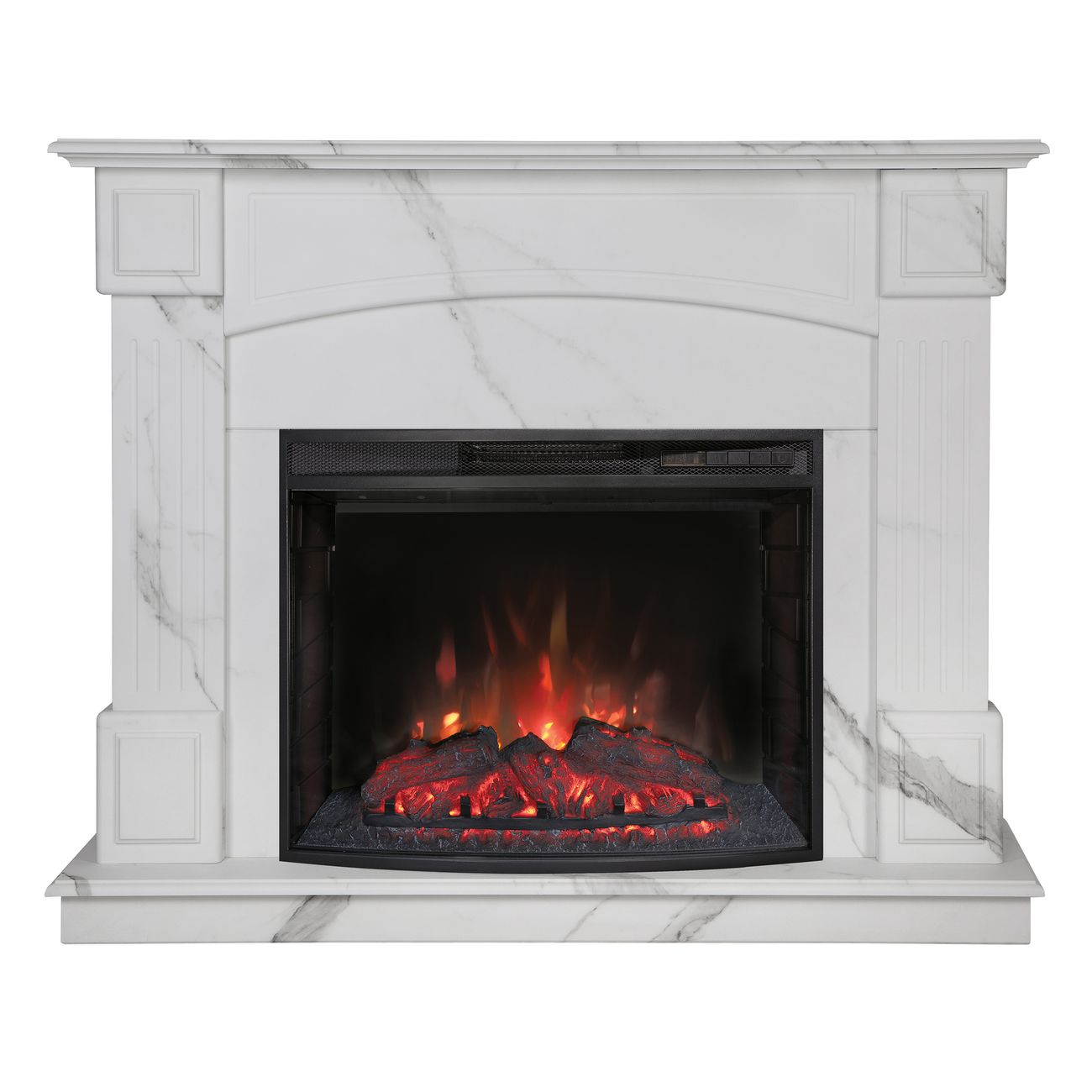 Камин электрический RealFlame CAROLINA 24/25'5 WT-F512/Evrika 25,5 LED (CH-720)