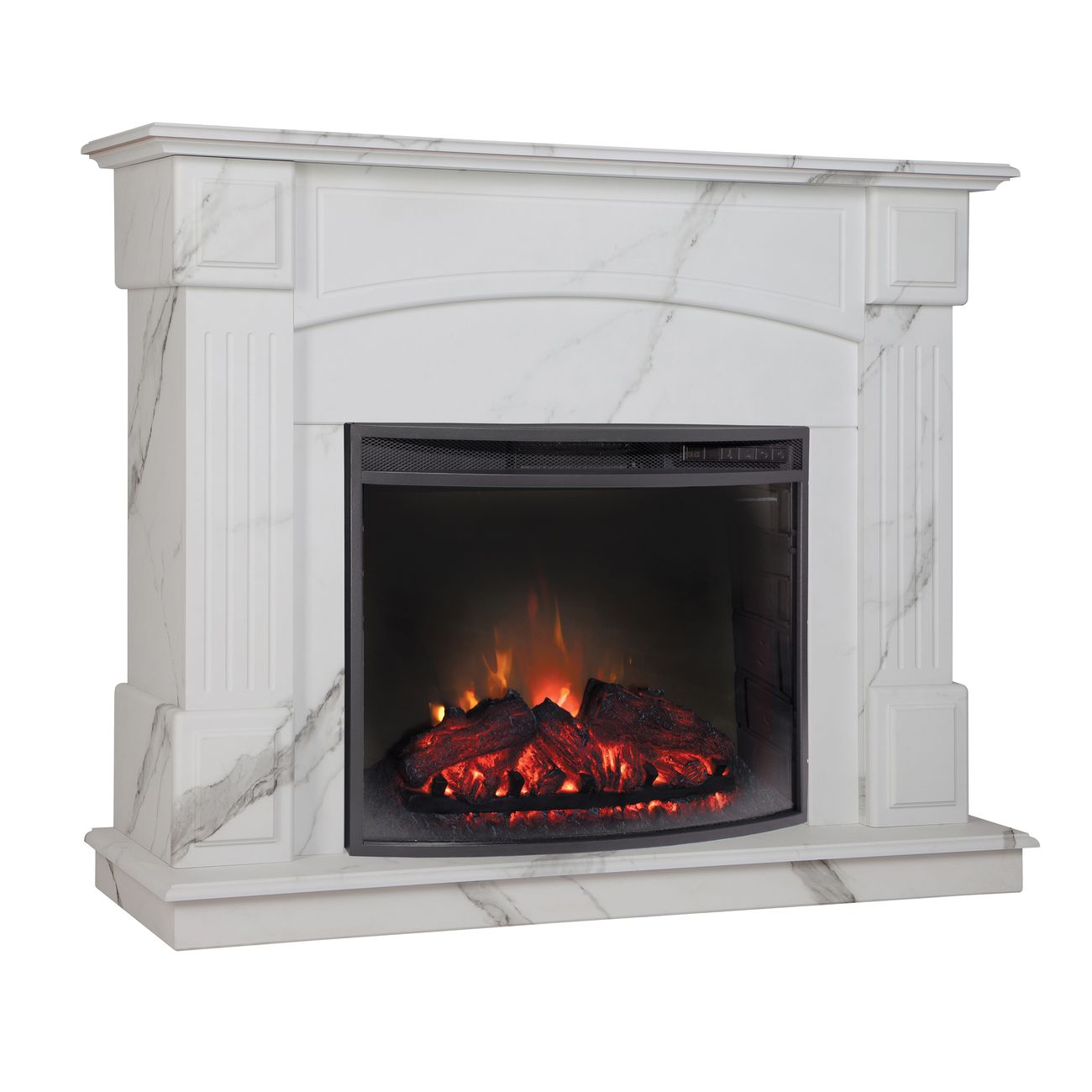 Камин электрический RealFlame CAROLINA 24/25'5 WT-F512/Evrika 25,5 LED (CH-720)