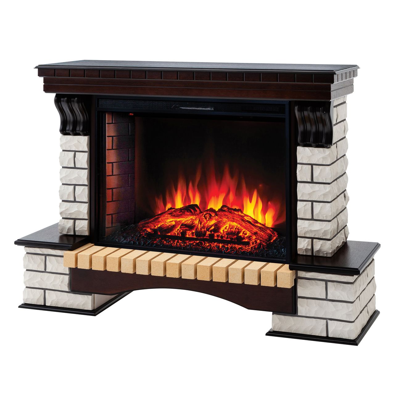 Камин электрический RealFlame COUNTRY VR 33/FS33W AO-215/EPSILON 33LED S(EPS33)