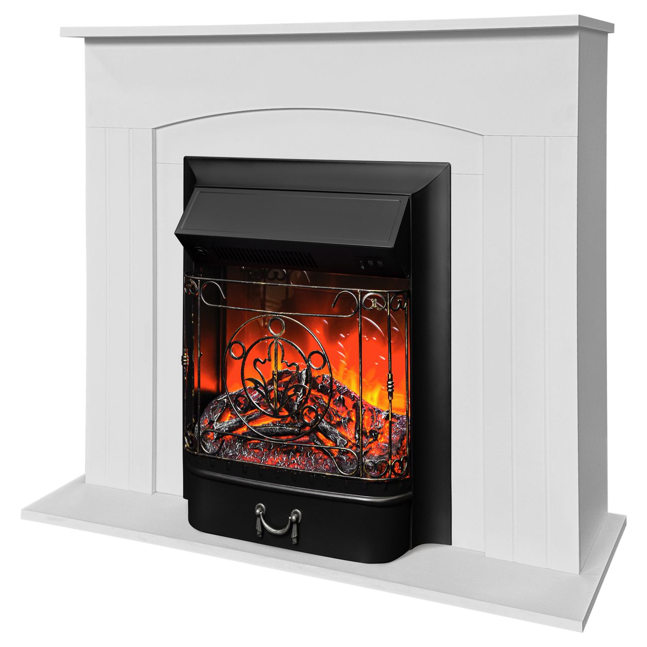 Камин электрический RealFlame CROSBY R STD WTM-F511/MAJESTIC-S LUX BL LT (MBL)