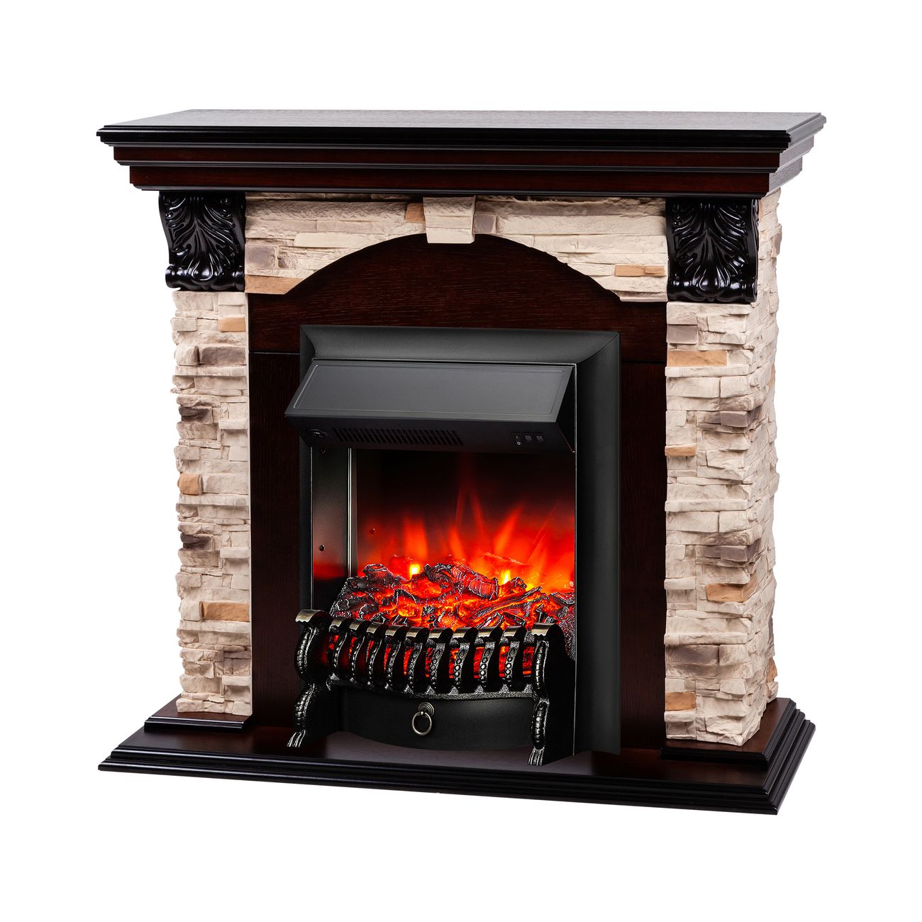 Камин электрический RealFlame DUBLIN ROCK STD/EUG/24 AO-257/FOBOS-S LUX BL LT