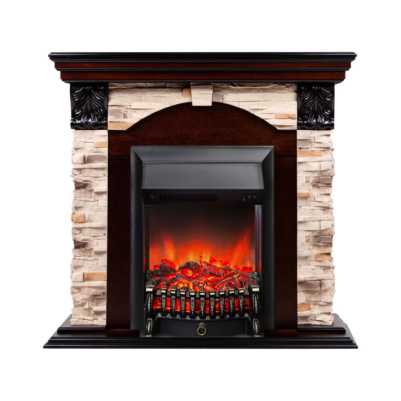 Камин электрический RealFlame DUBLIN ROCK STD/EUG/24 AO-257/FOBOS-S LUX BL LT