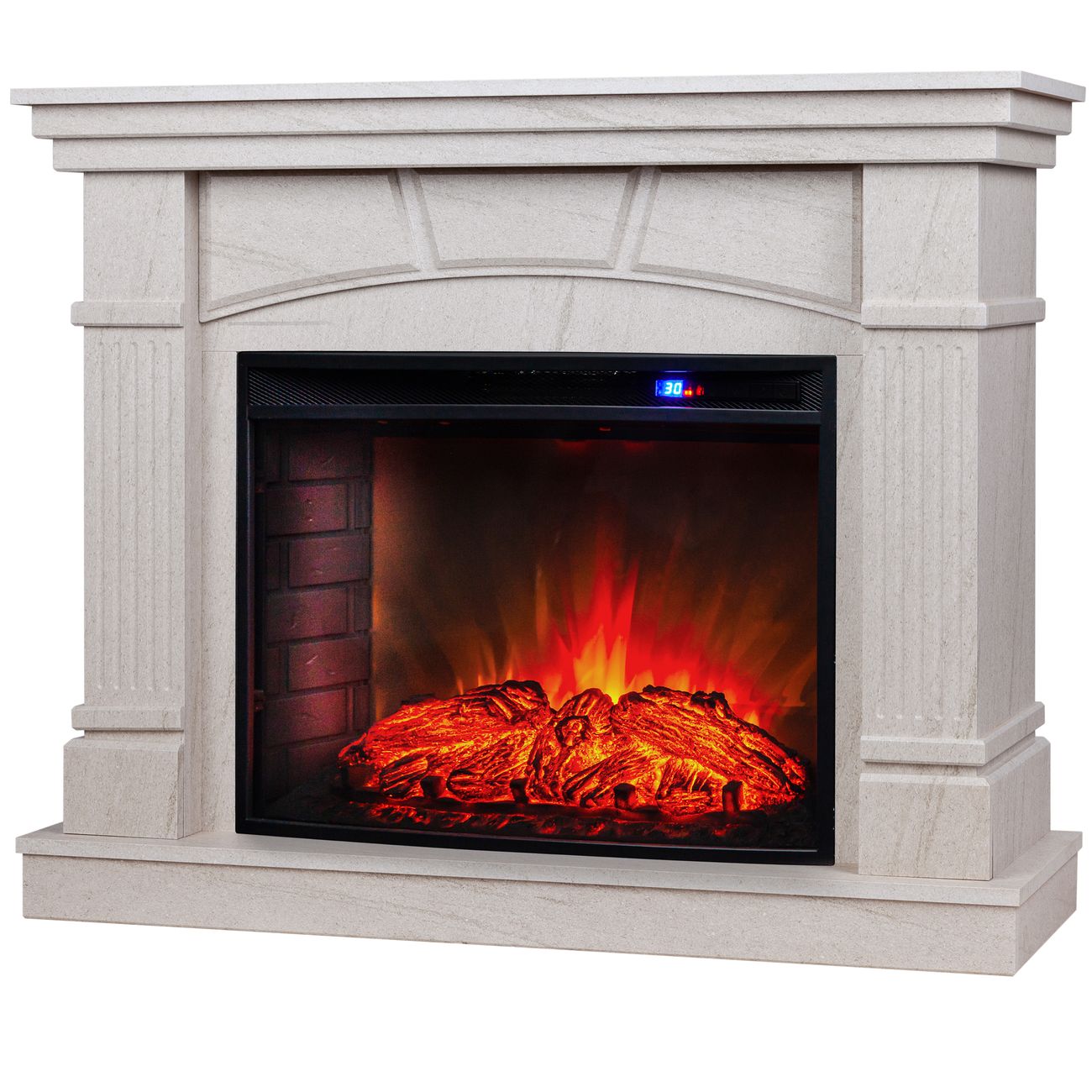 Камин электрический RealFlame HISTORY 25'5 WT-F716/Evrika 25,5 LED (CH-720)