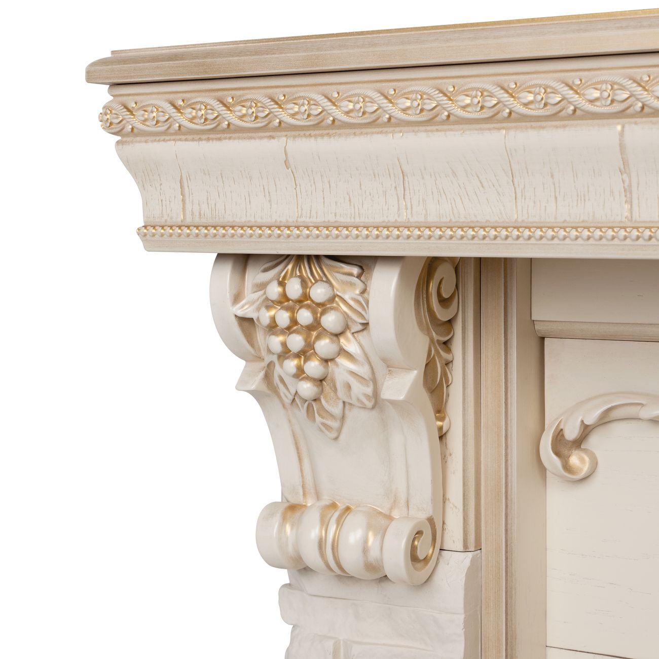 Камин электрический RealFlame PATRICIA STD/EUG WT-619G/MAJESTIC-S LUX BLLT(MBL)