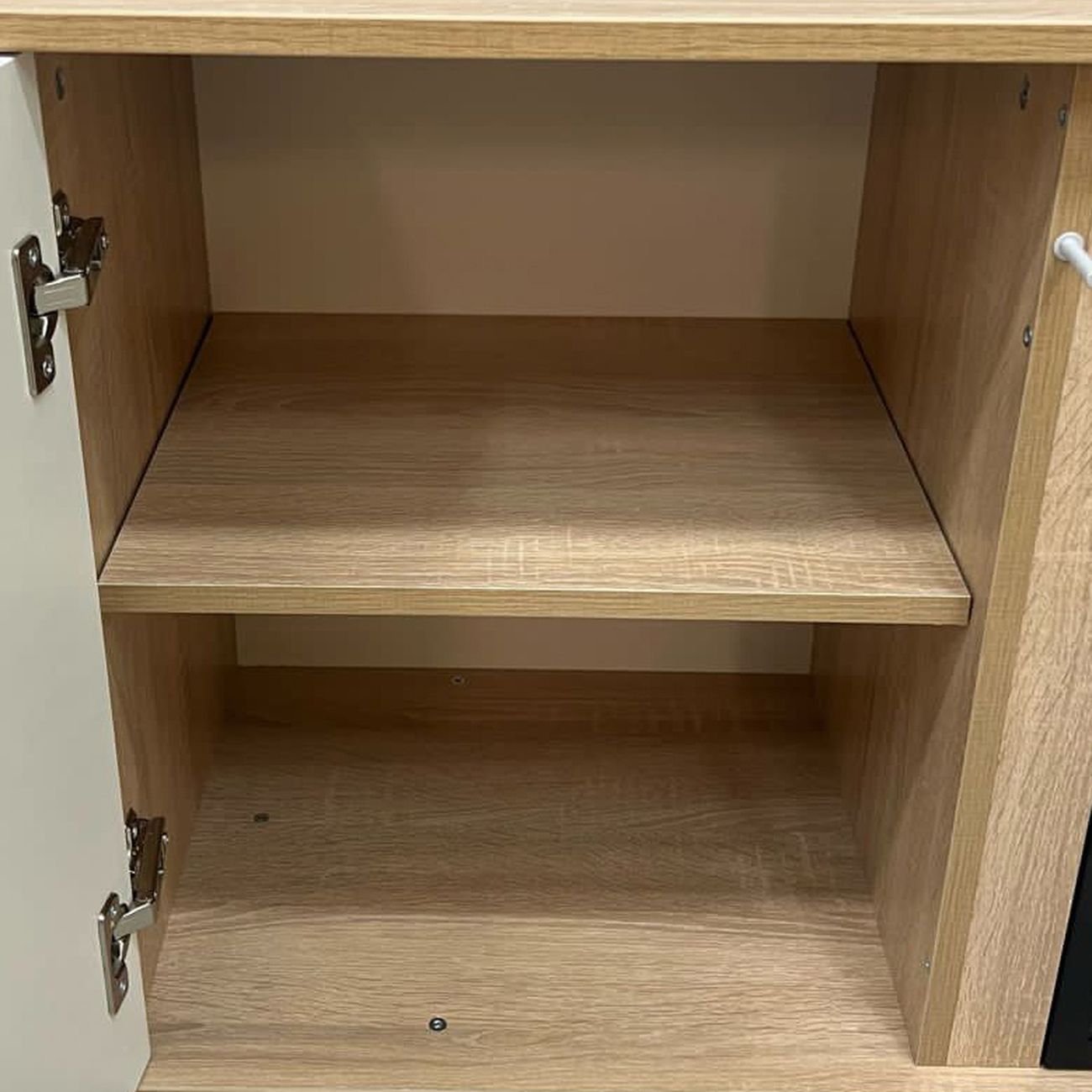 Тумба с камином ELEKAM Pulsar 23B Oak белый