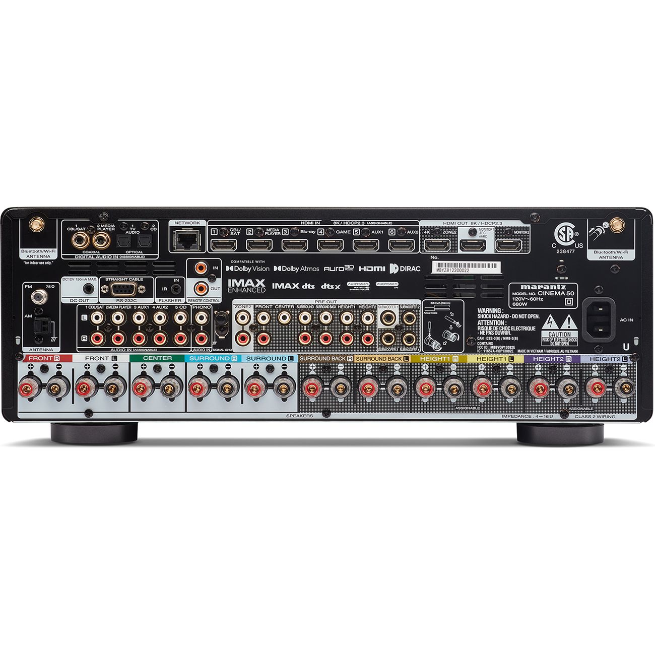 Hi-Fi усилитель Marantz CINEMA50 серебристый