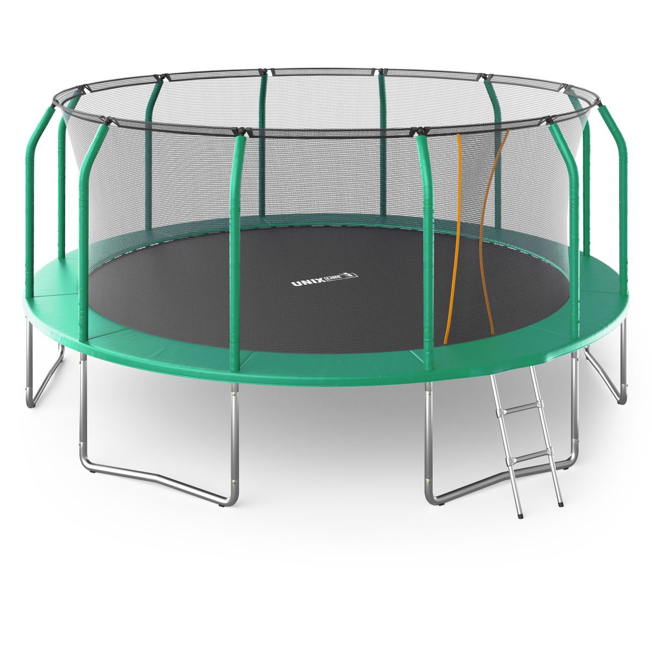 Батут каркасный UNIX line SUPREME BASIC 16 ft Green