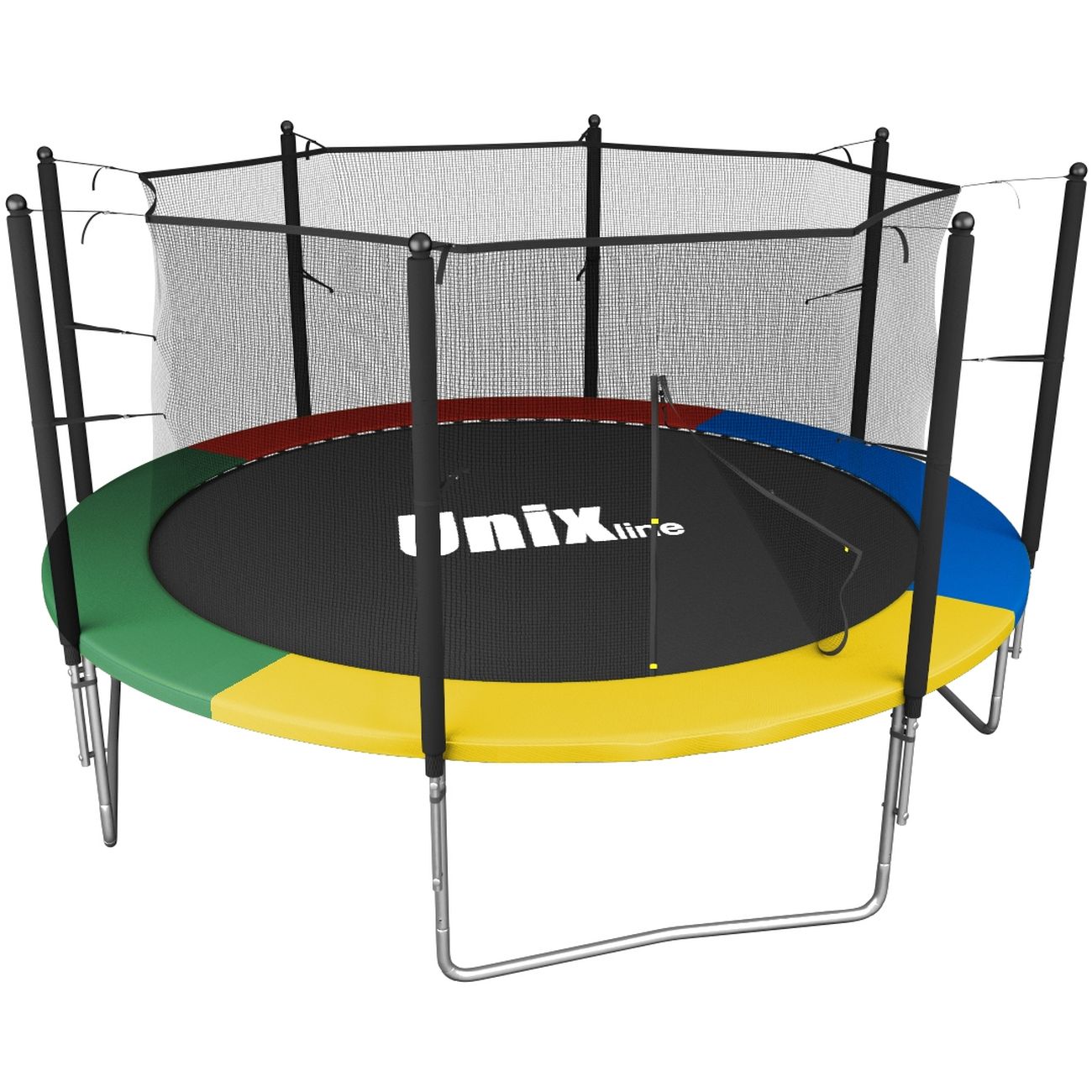 Батут каркасный UNIX line Simple 12 ft Color (inside)