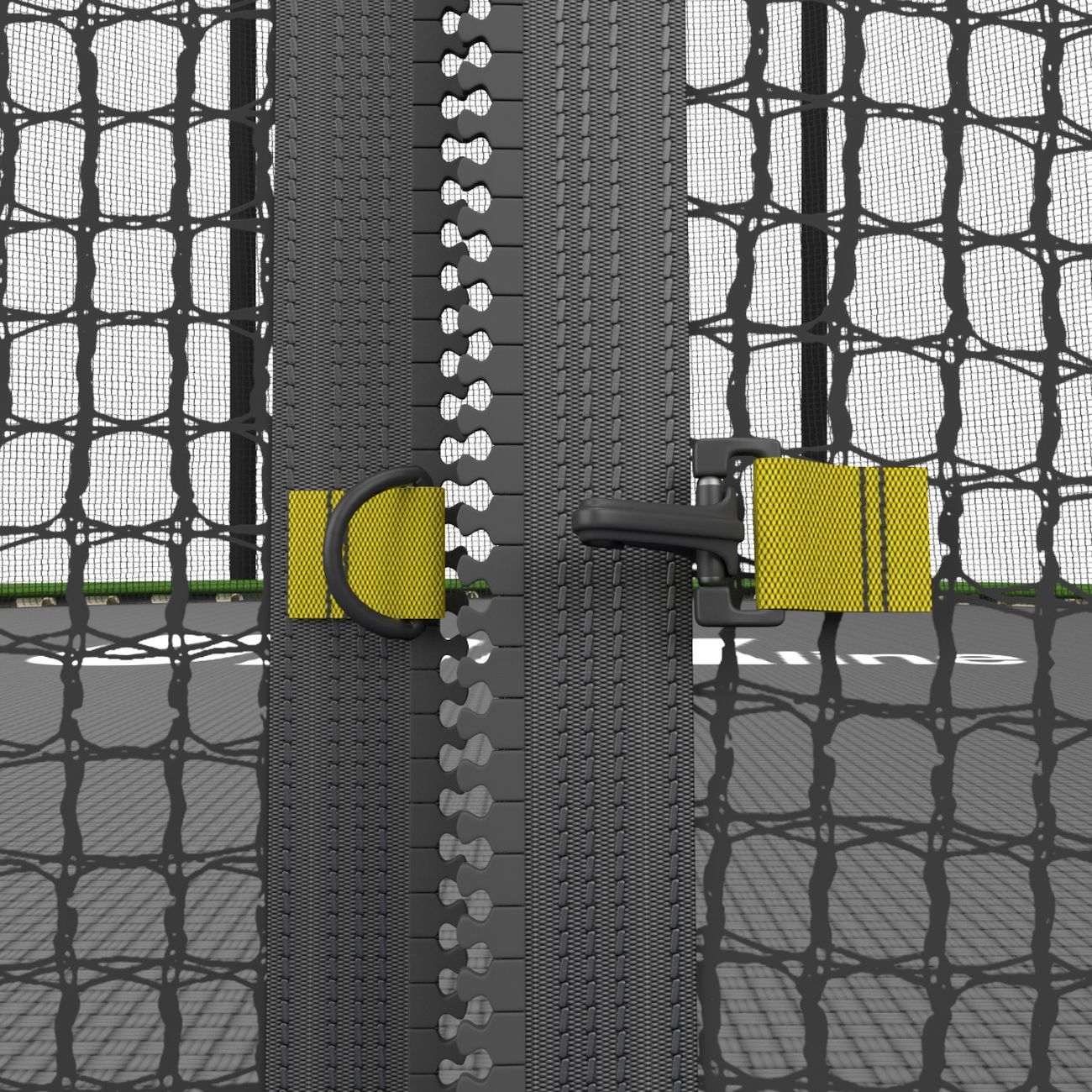 Батут каркасный UNIX line Simple 12 ft Color (inside)