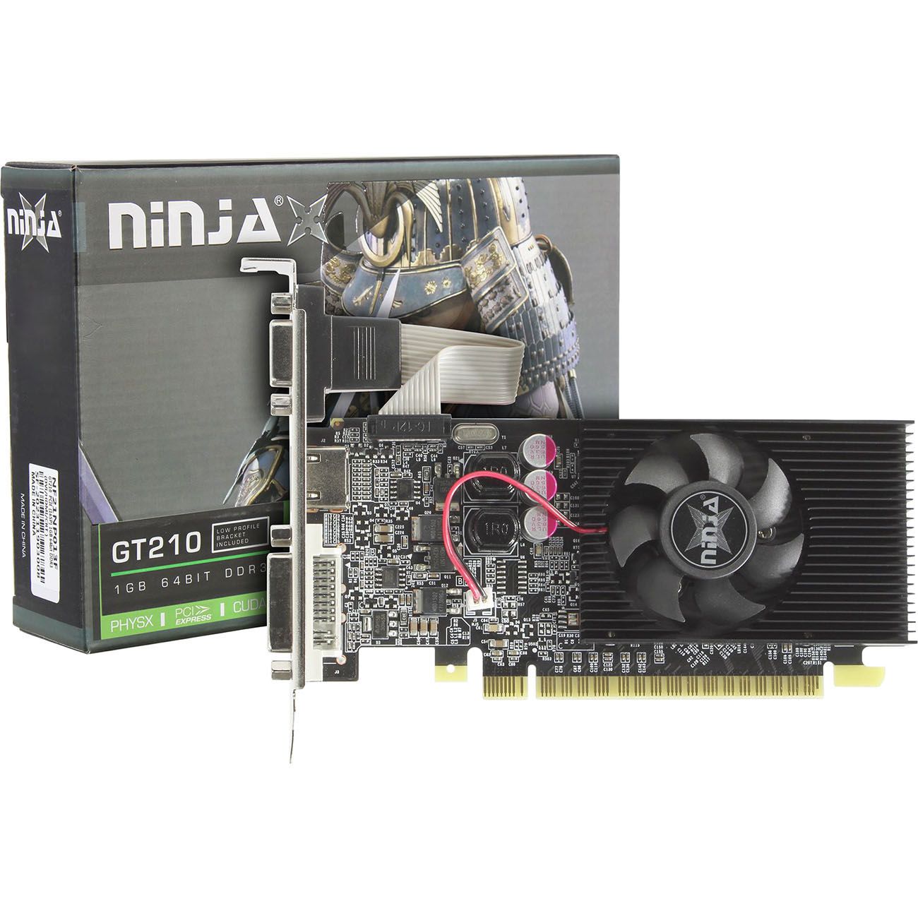 Видеокарта Sinotex NVIDIA GeForce GT 210 NINJA 1G NF21NP013F фото