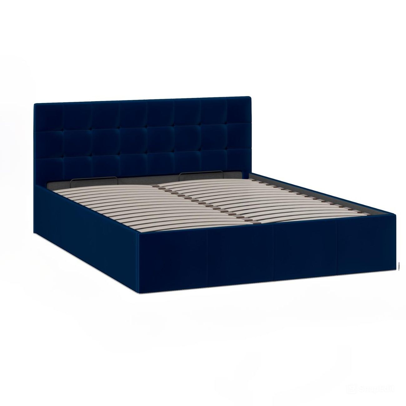 Кровать Трия Эмма (1600) Велюр Confetti Blue фото