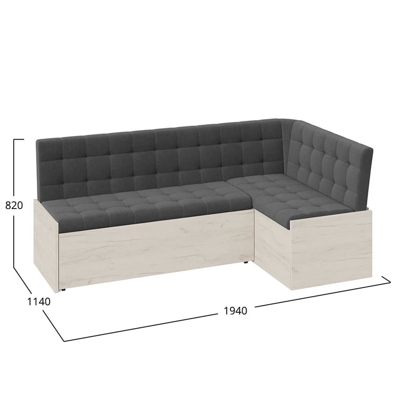 Диван угловой раскладной Трия Форест 213925