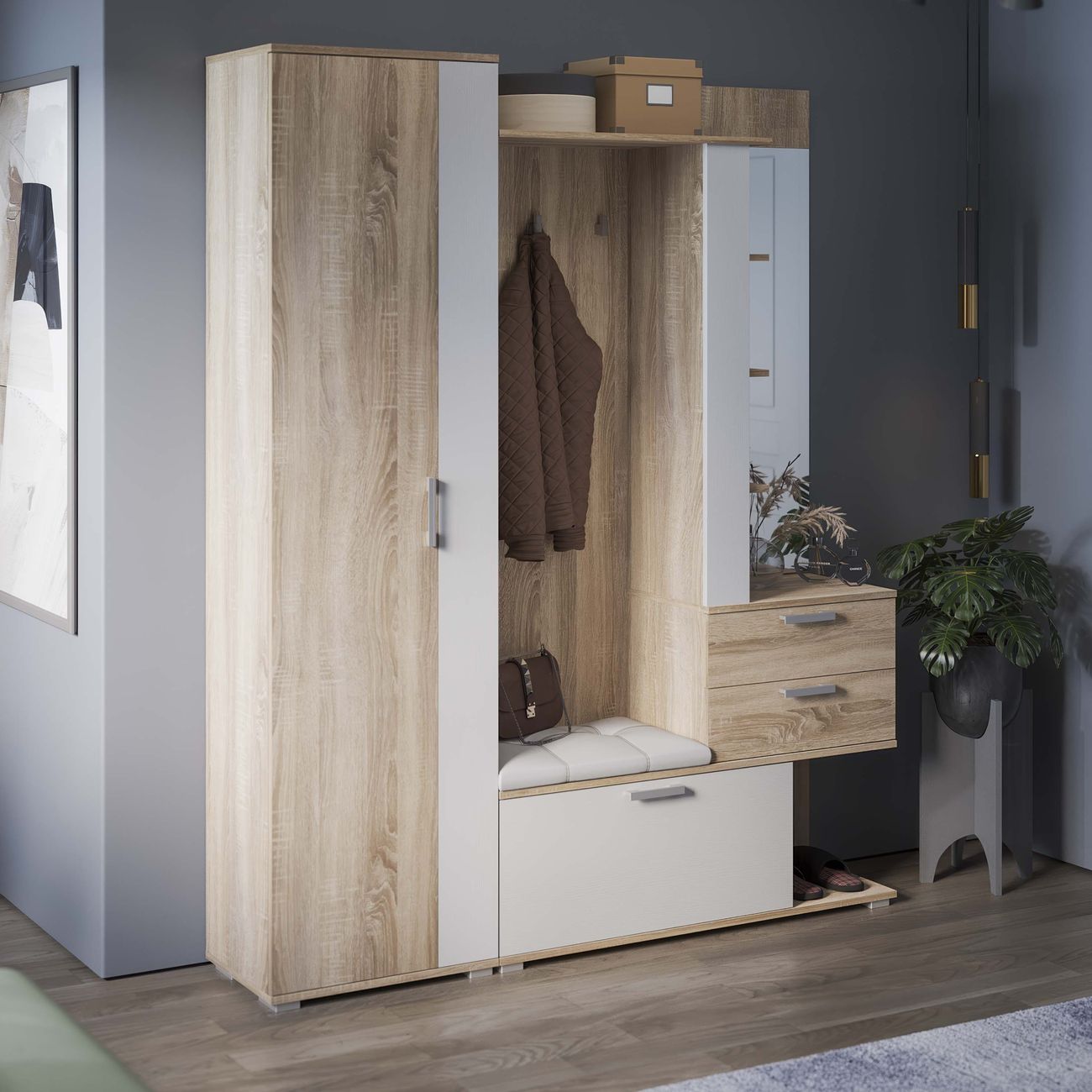 Шкаф для прихожей Трия Эрика 102142