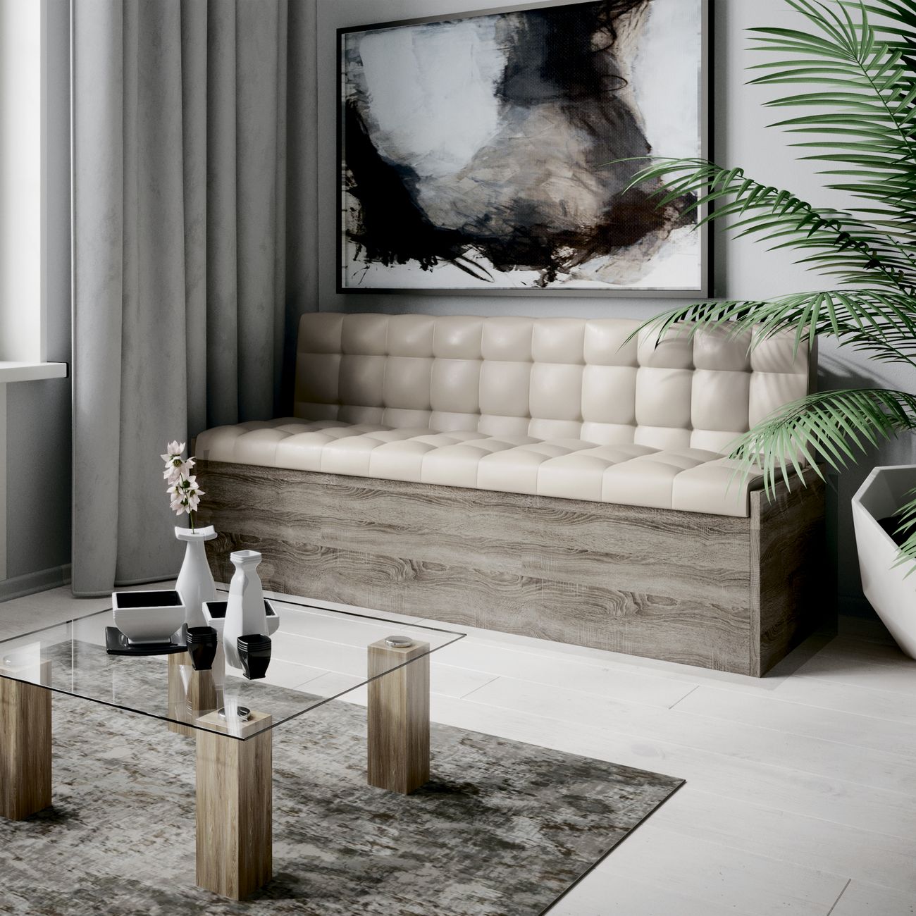 Диван двухместный Трия прямая Форест 127723