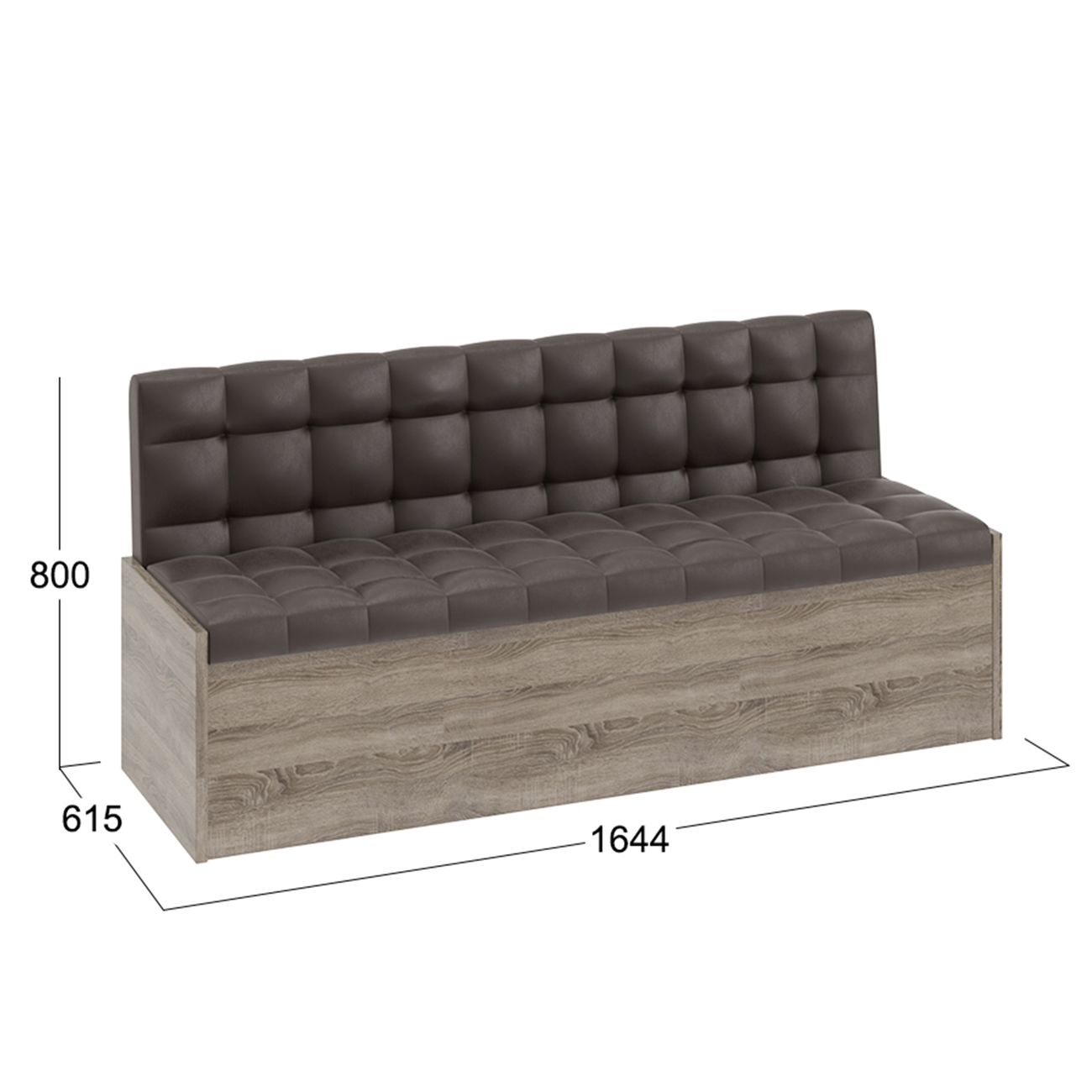 Диван двухместный Трия прямая Форест 127724