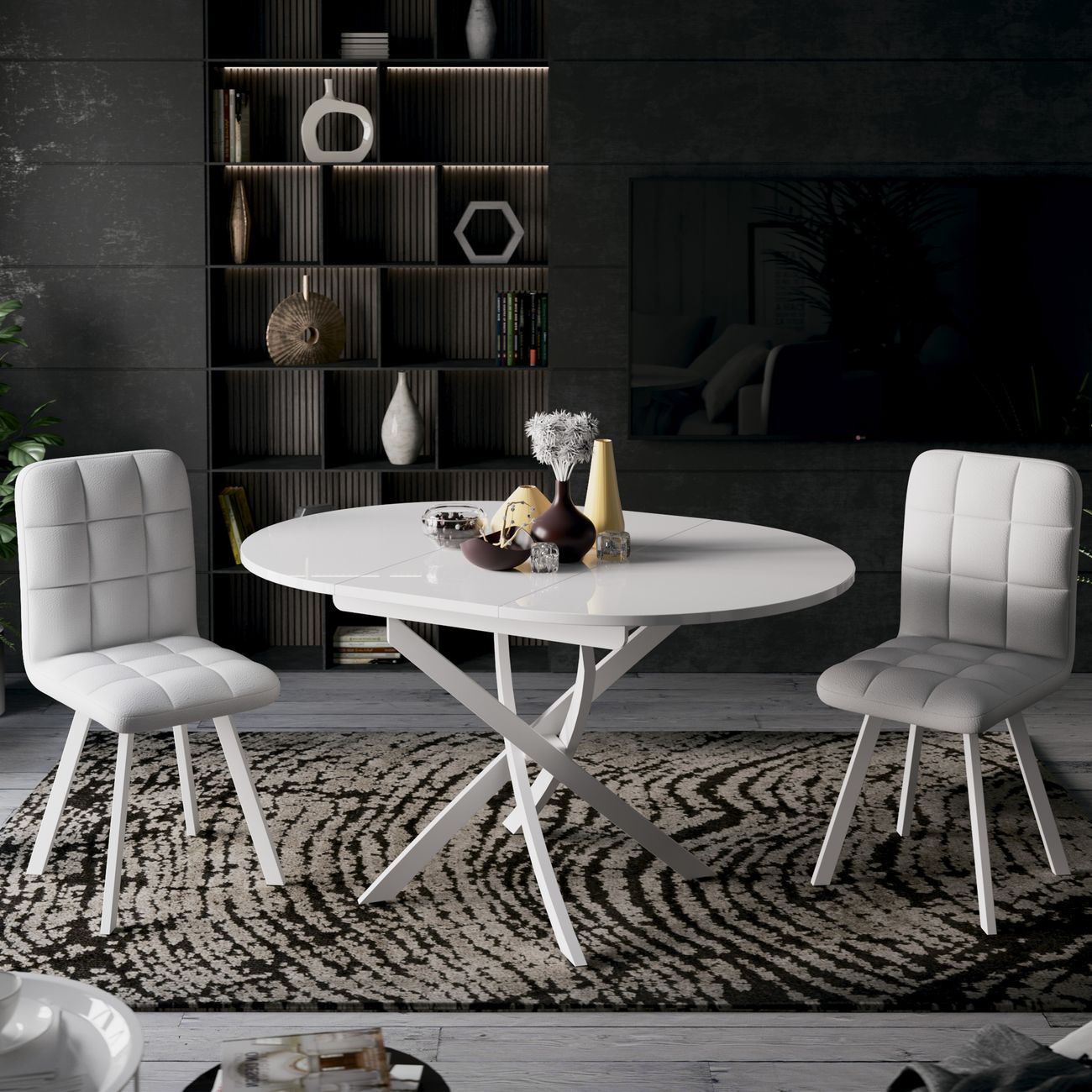 Стол обеденный Трия Diamond тип 3 180075