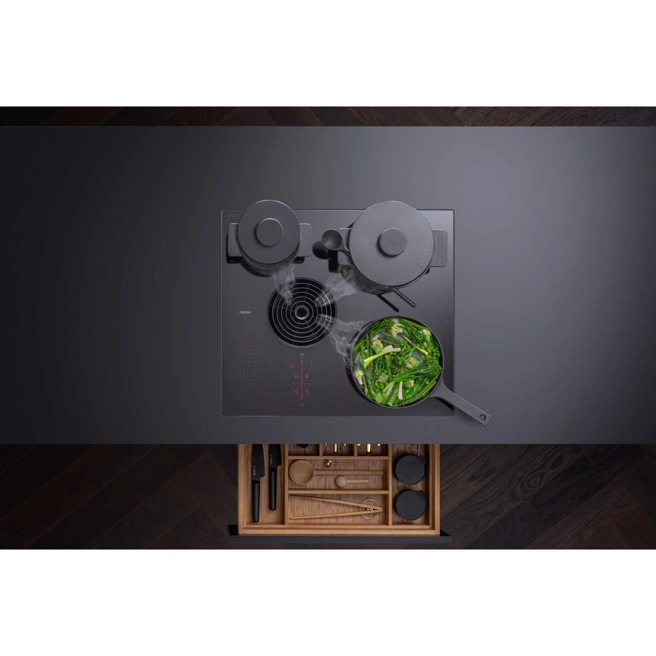 Встраиваемая индукционная панель независимая BORA PURSU