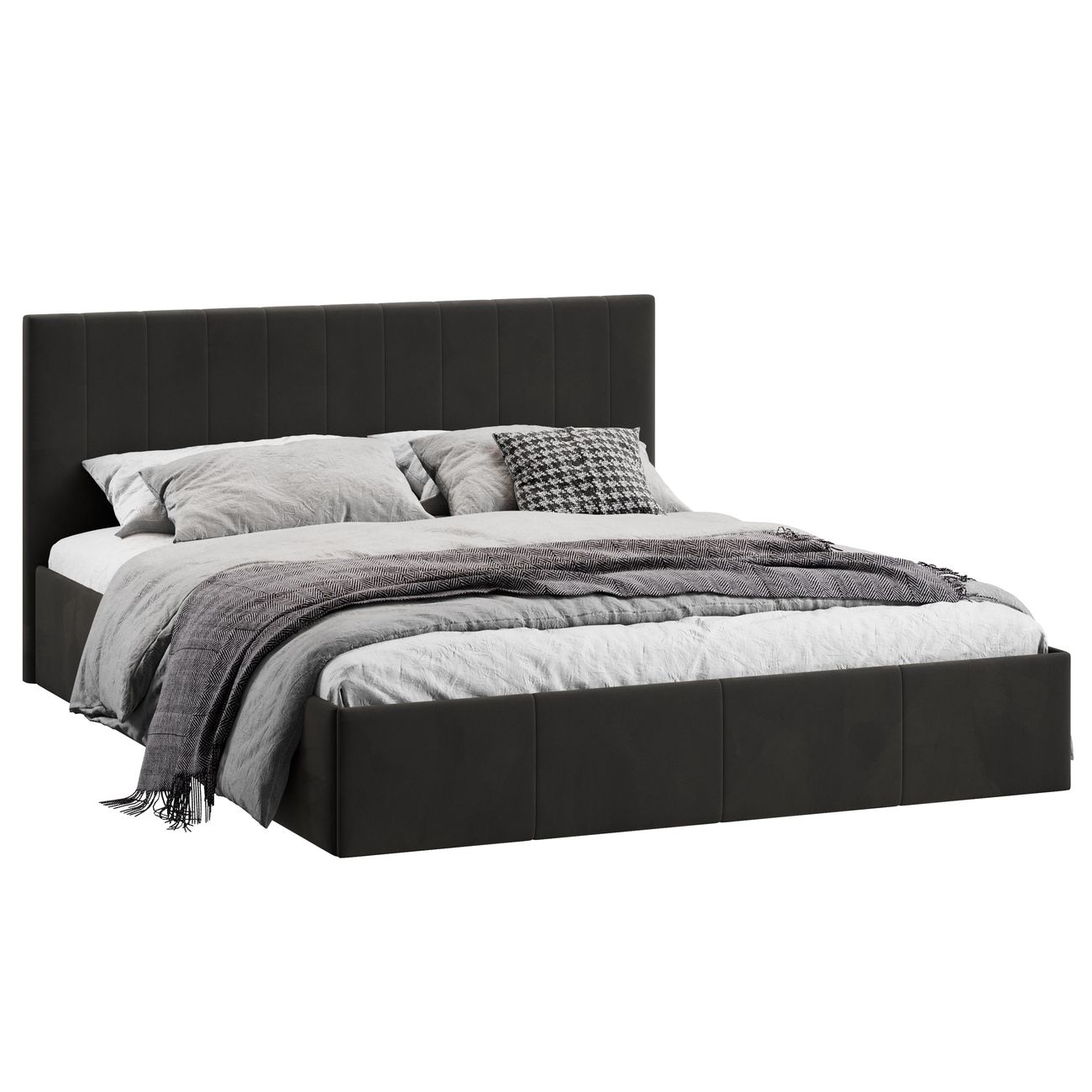 Кровать с подъемным механизмом Трия Айрис (1600) Тип 1 Confetti Stone