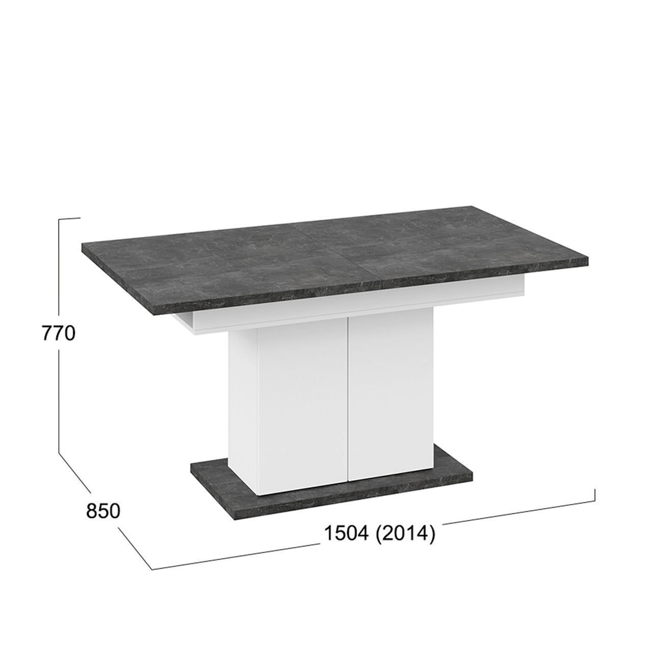 Стол обеденный Трия Тайлер 250629 1/2
