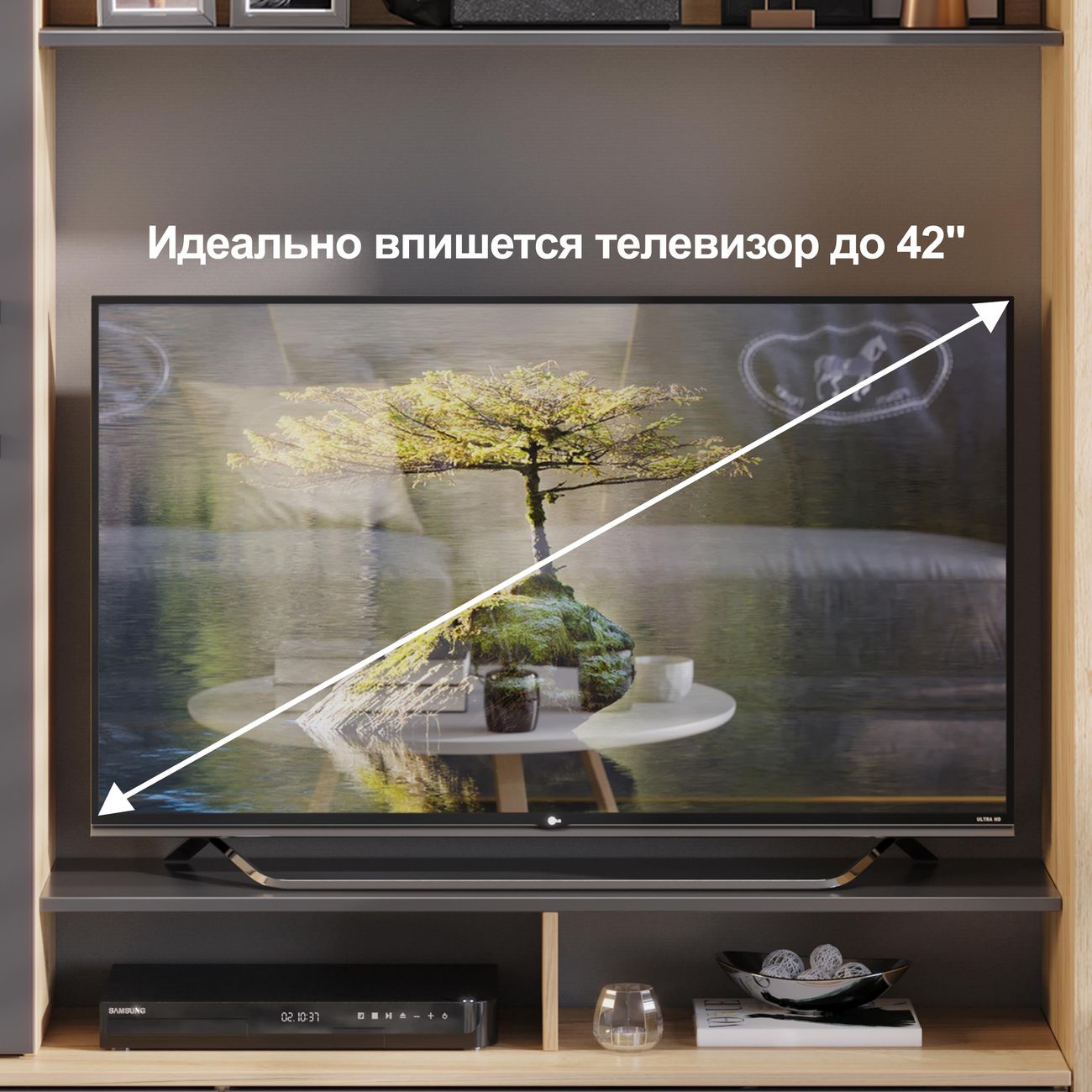 Стенка для гостиной Трия Дакота 259724