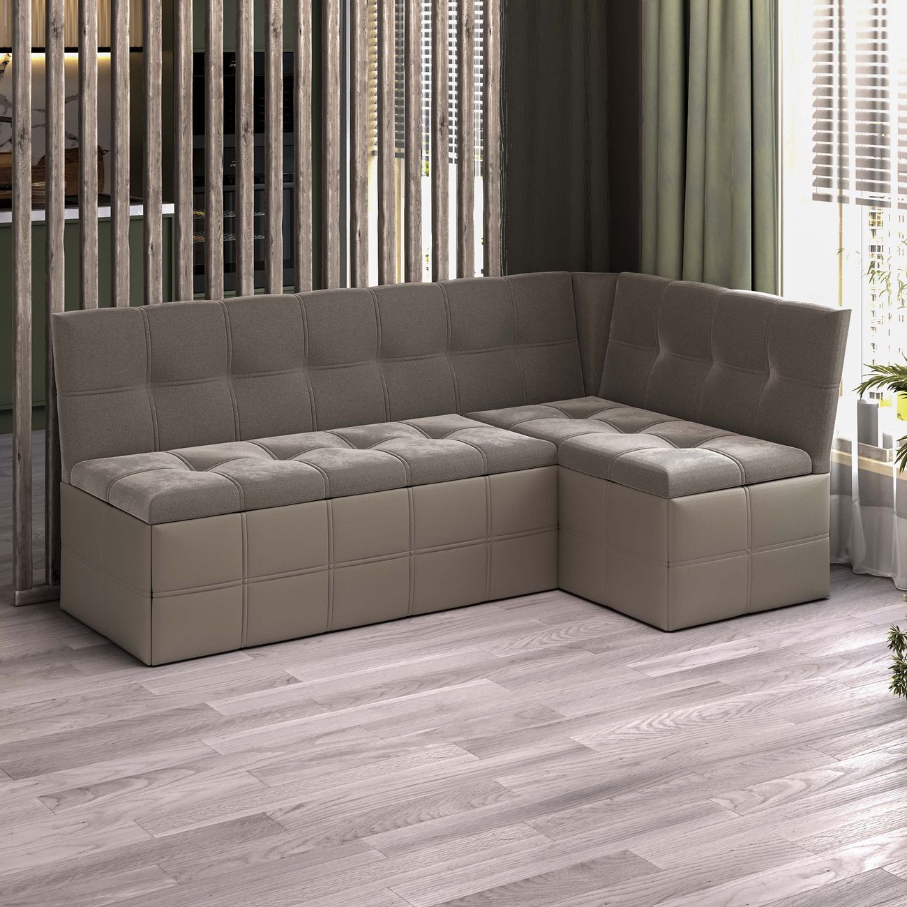 Диван угловой раскладной Трия Домино 221618