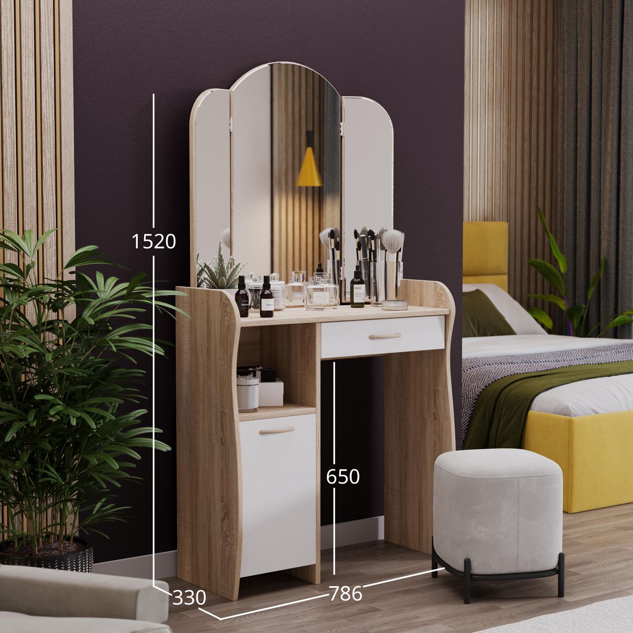 Столик туалетный Трия София 103085