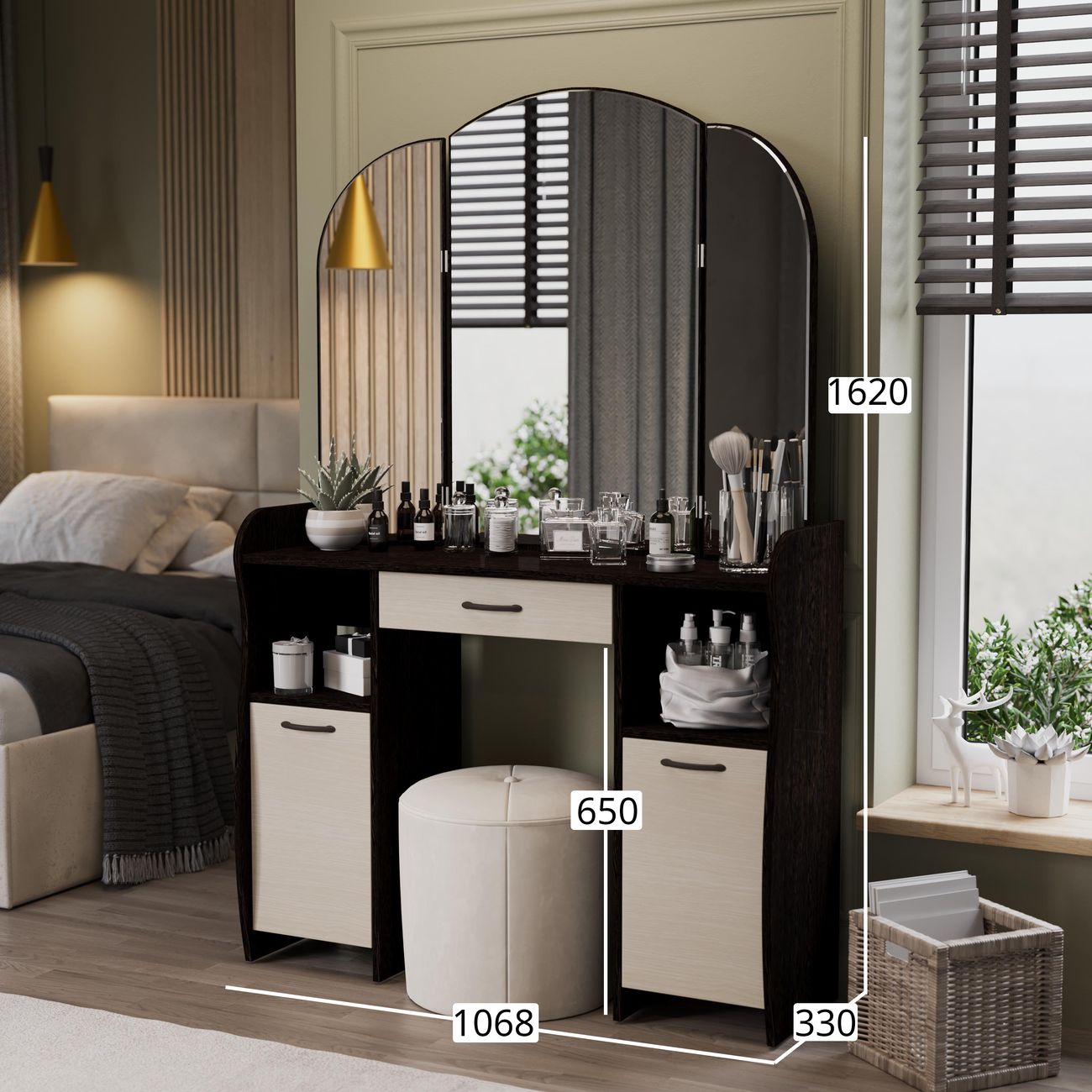 Столик туалетный Трия София 33177