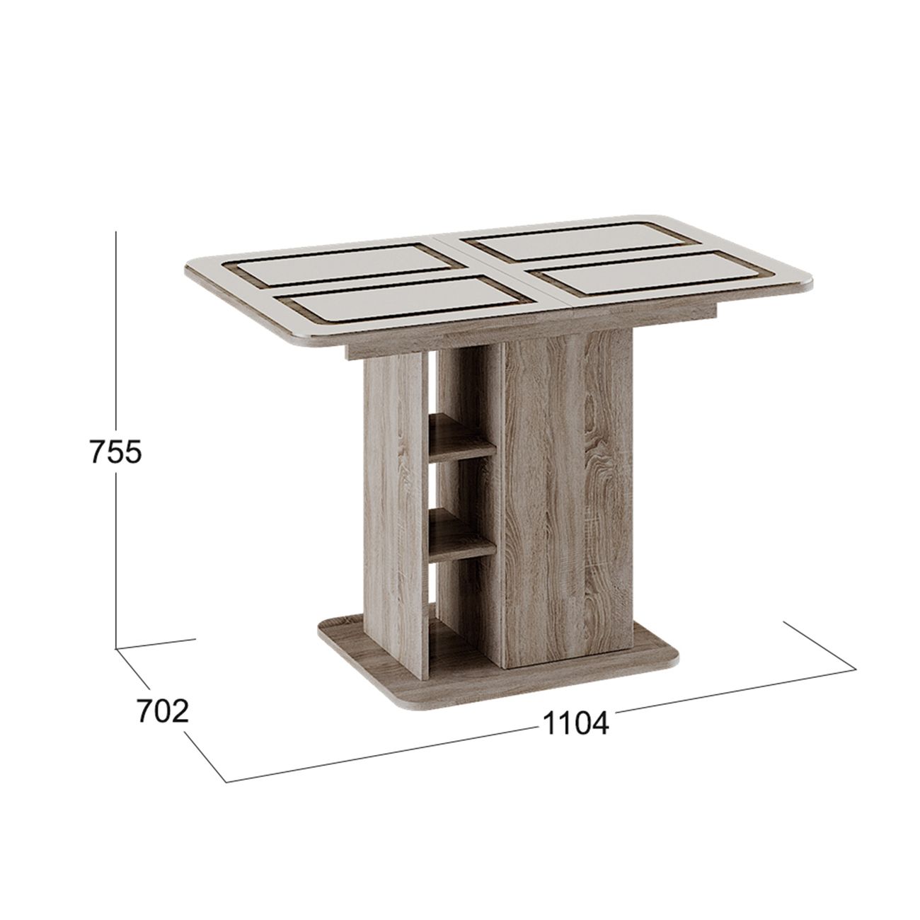 Стол обеденный Трия Мюнхен 131848