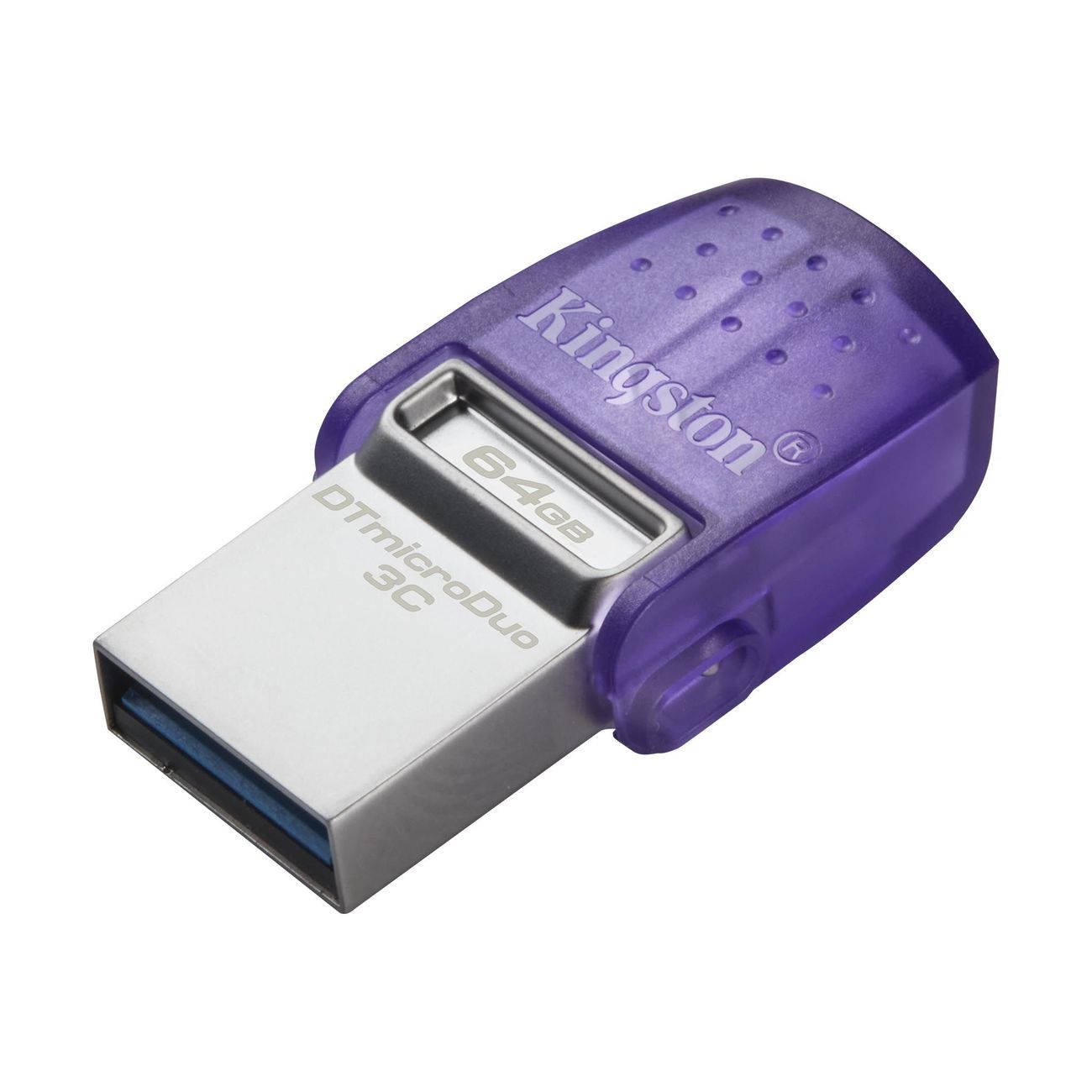 Флэш диск USB Kingston DataTraveler microDuo 3C G3 64GB (DTDUO3CG3/64GB)