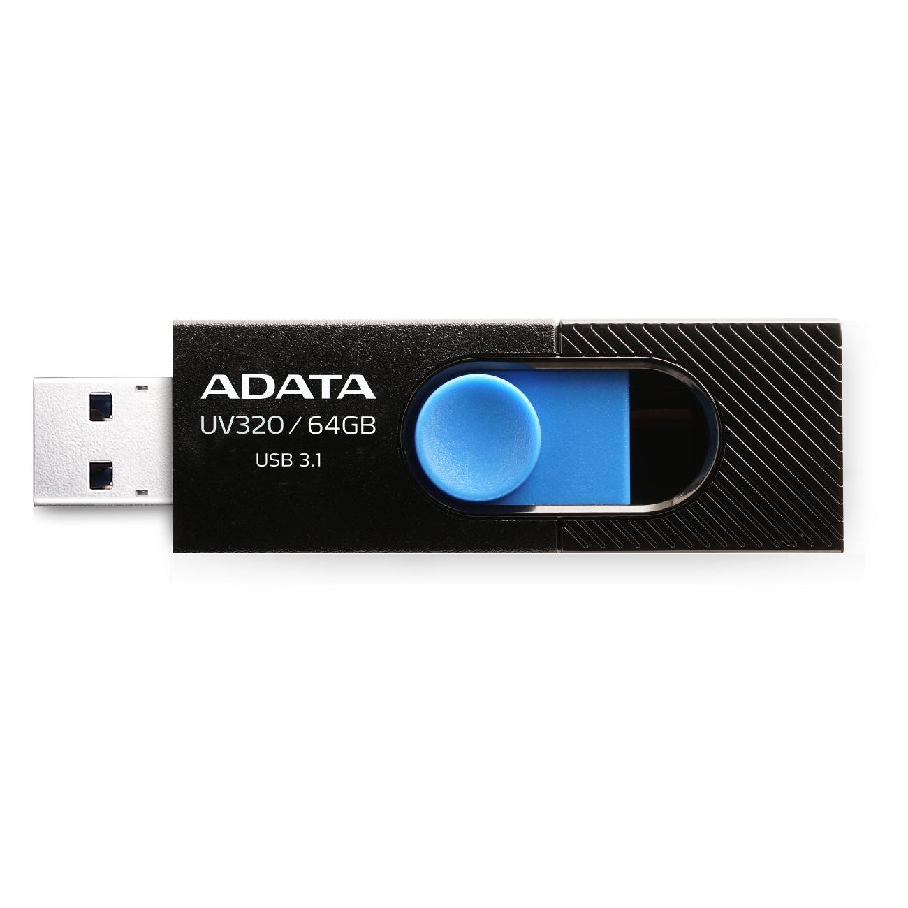 Флэш диск USB ADATA AUV320-64G-RBKBL фото