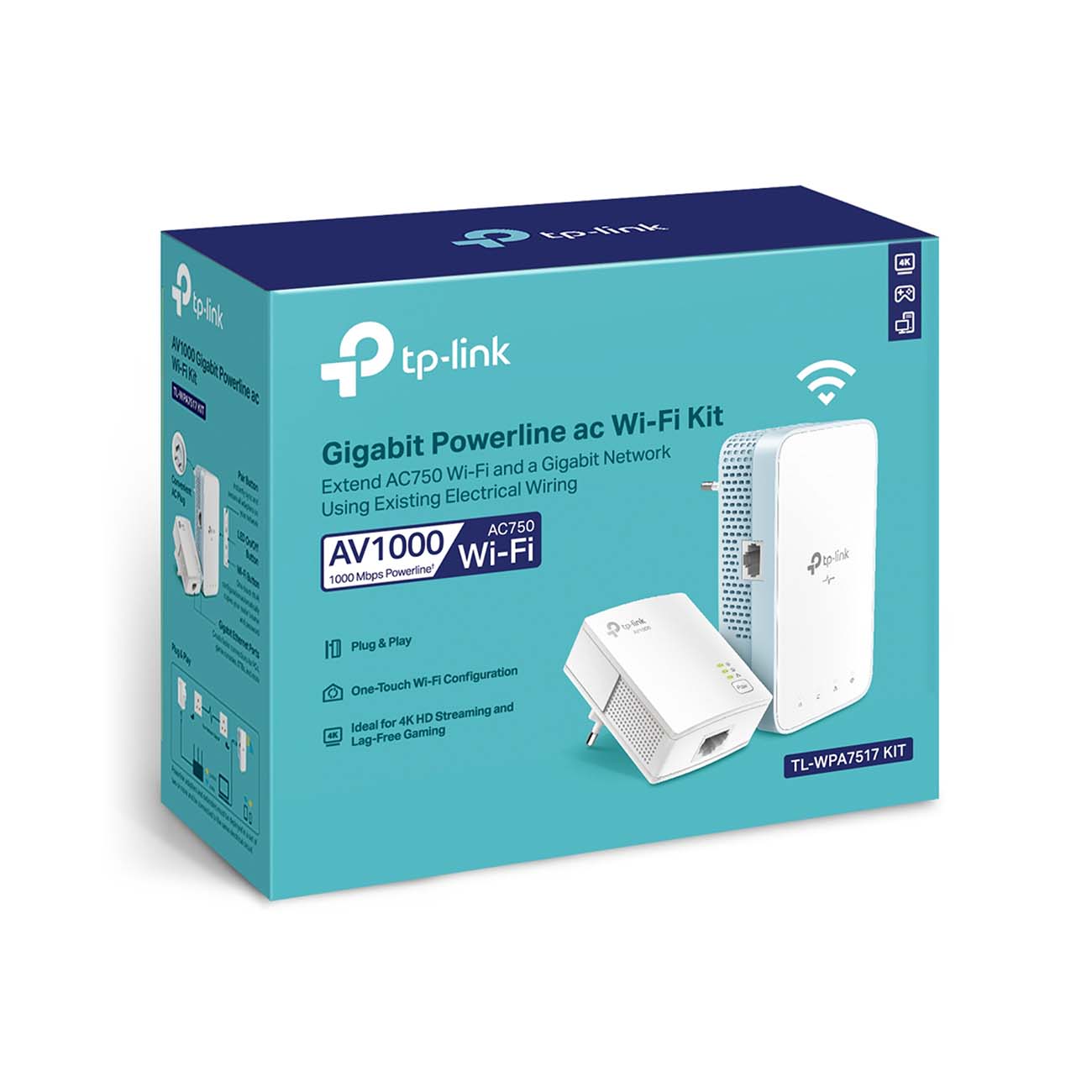 Powerline-адаптер TP-Link TL-WPA7517 KIT AV1000