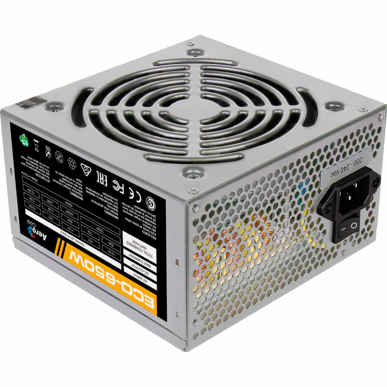 Блок питания Aerocool ECO-650W фото