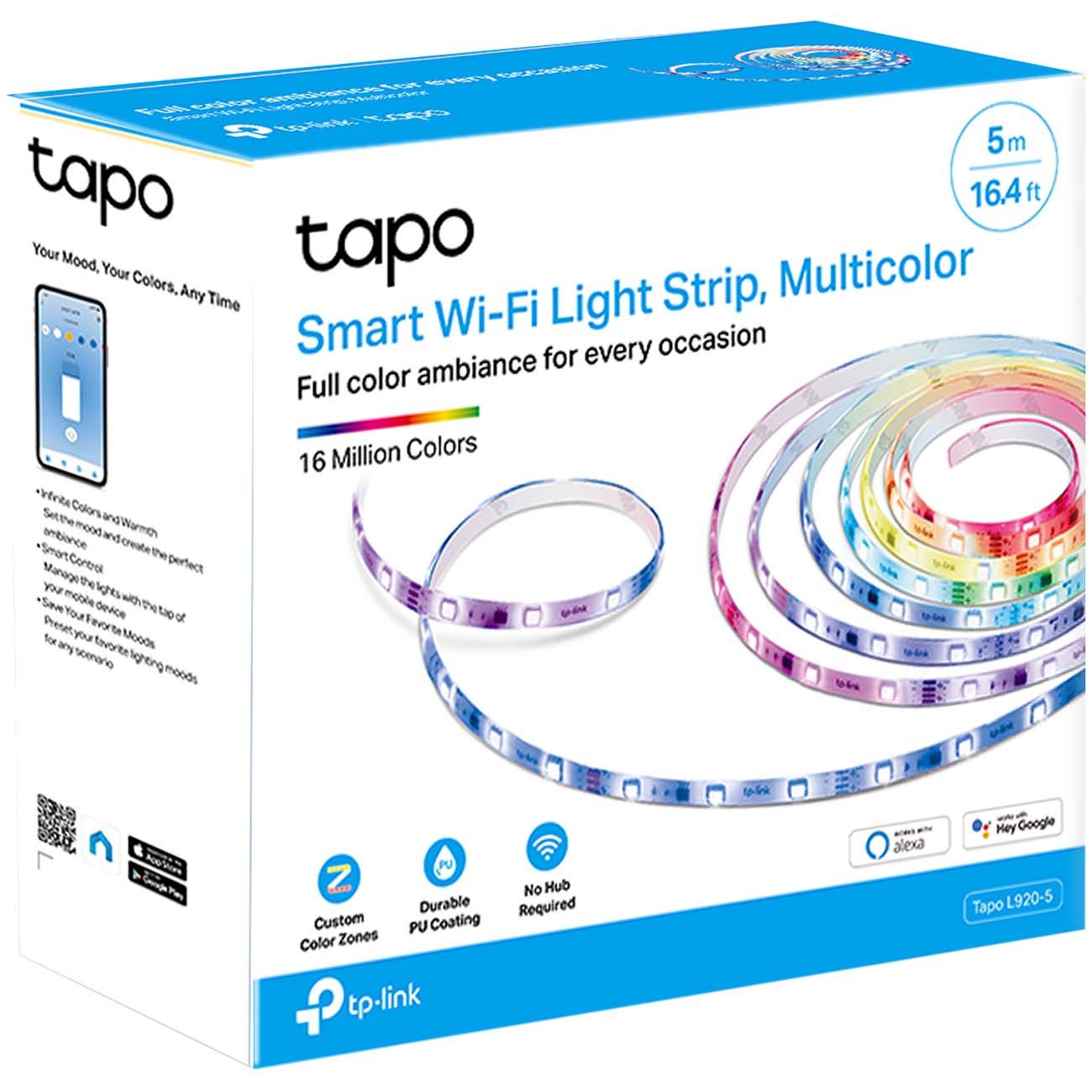 Светодиодная лента TP-Link Tapo L920-5 белый