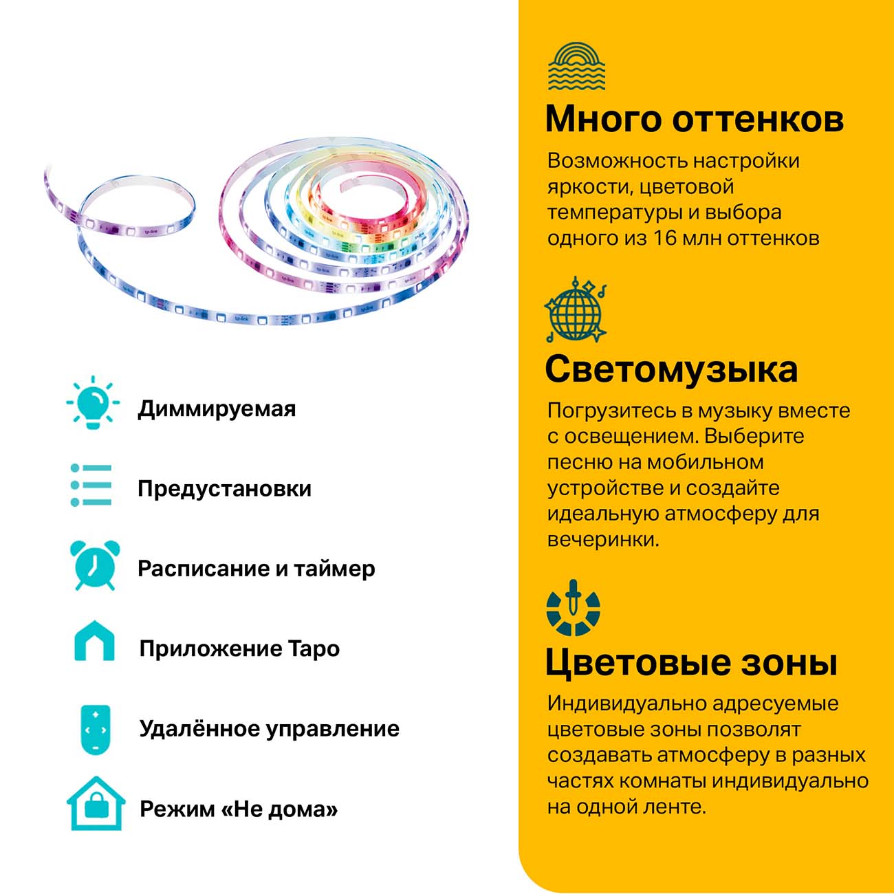 Светодиодная лента TP-Link Tapo L920-5 белый