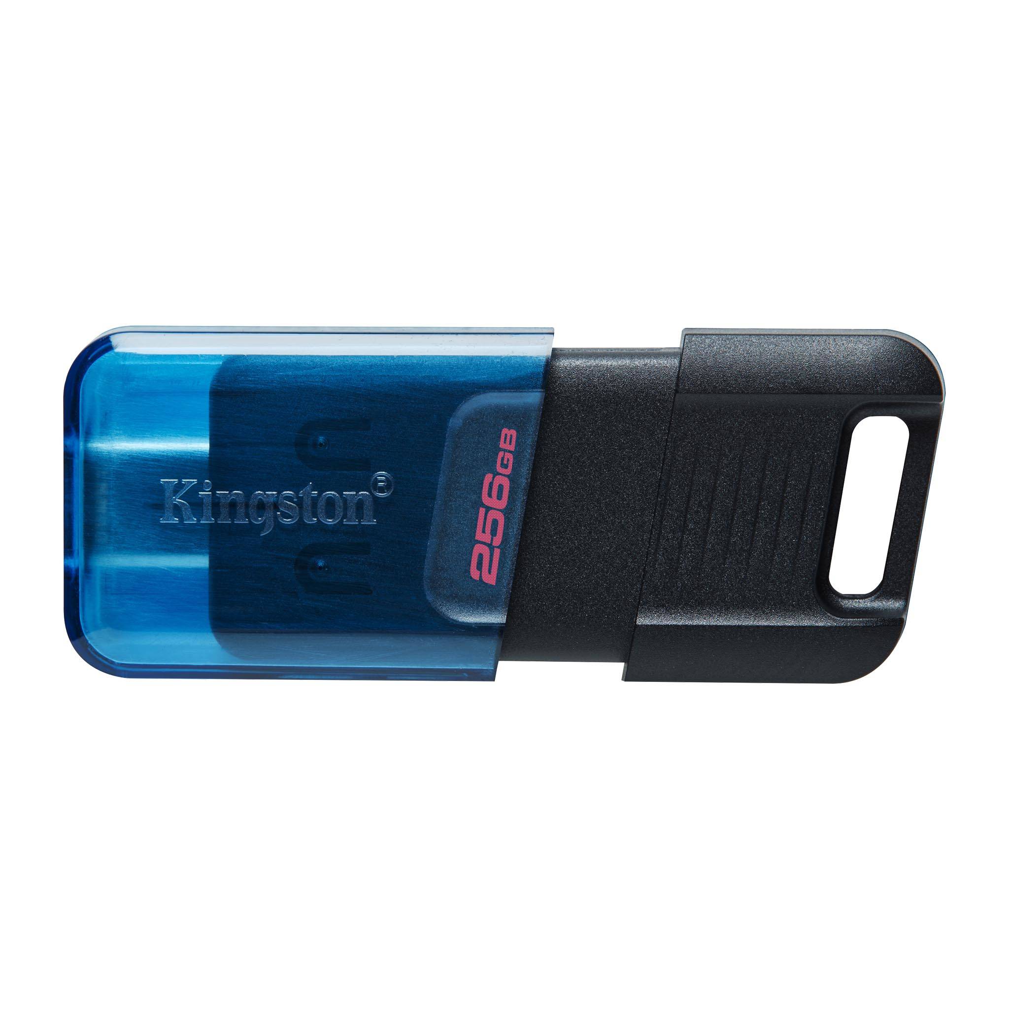Флэш диск Kingston DataTraveler 80M 256GB Type-C USB3.2 синий