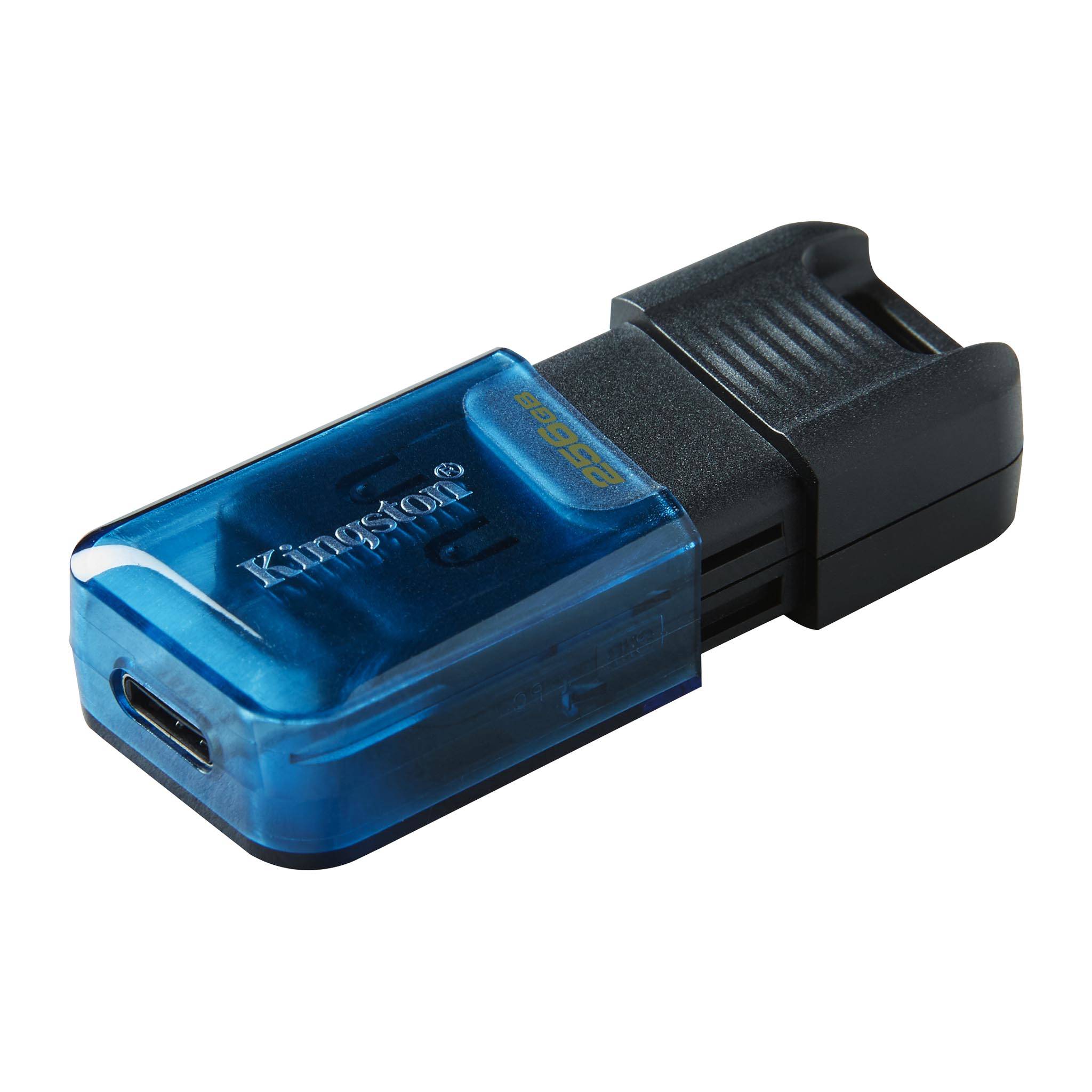 Флэш диск Kingston DataTraveler 80M 256GB Type-C USB3.2 синий