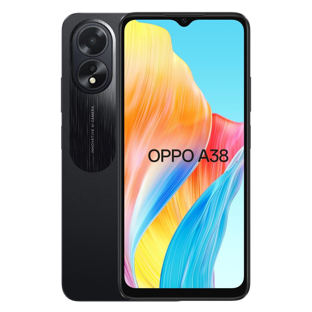 Смартфон OPPO A38 4/128GB черный фото